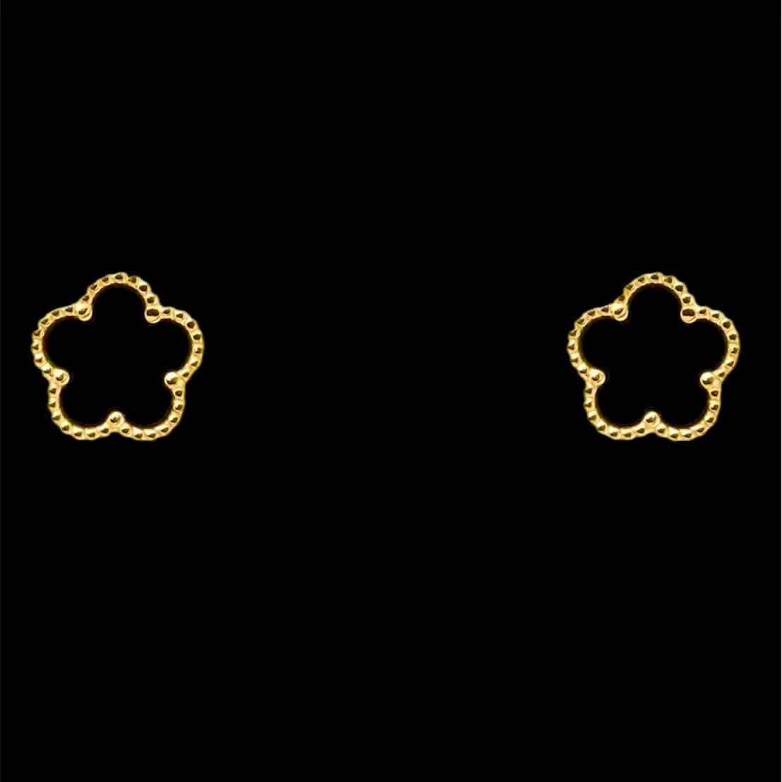 Orecchini Fiore Nero - Preziosi Milano