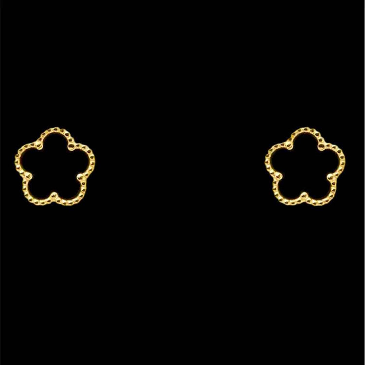 Orecchini Fiore Nero - Preziosi Milano