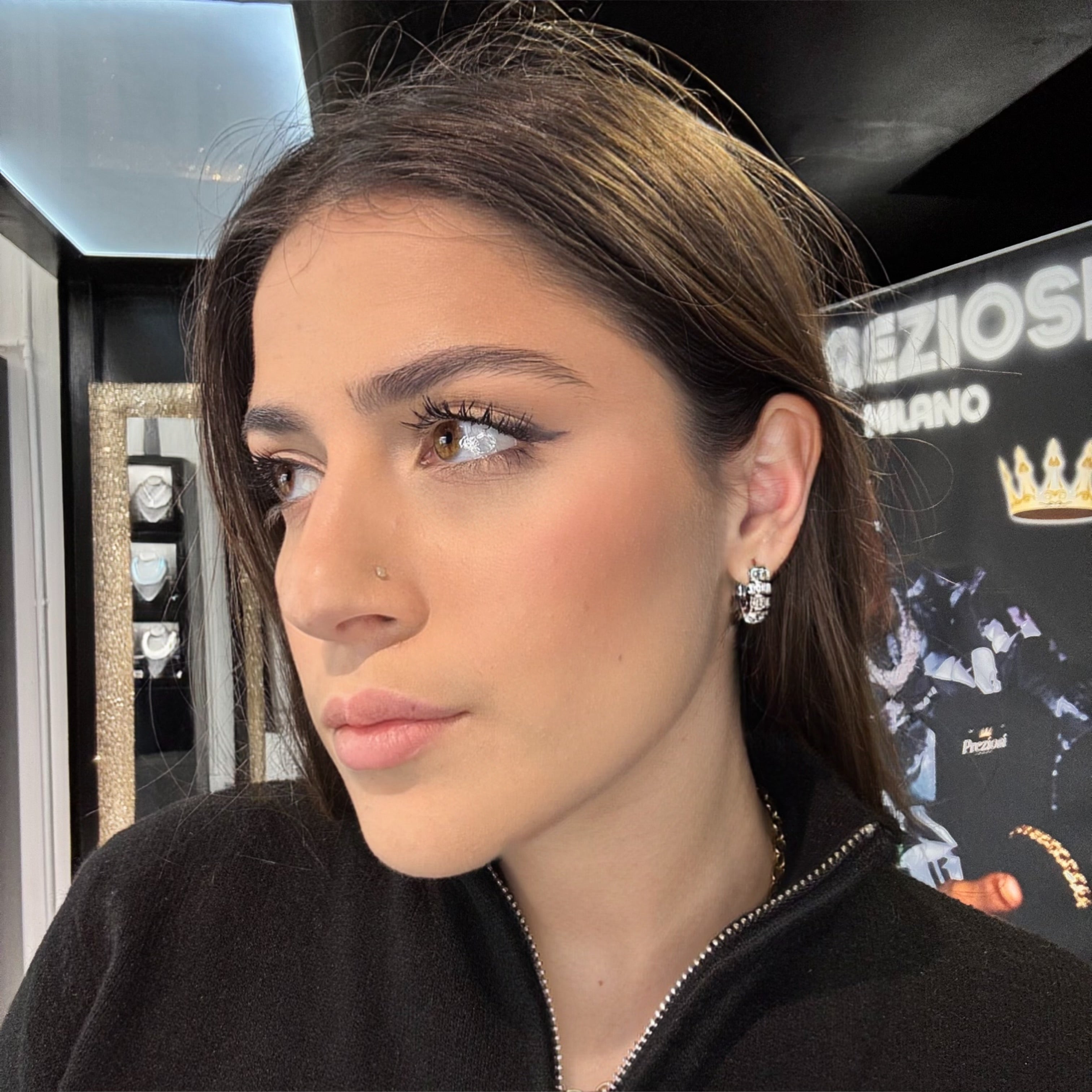 Orecchini Baguette Argento - Preziosi Milano