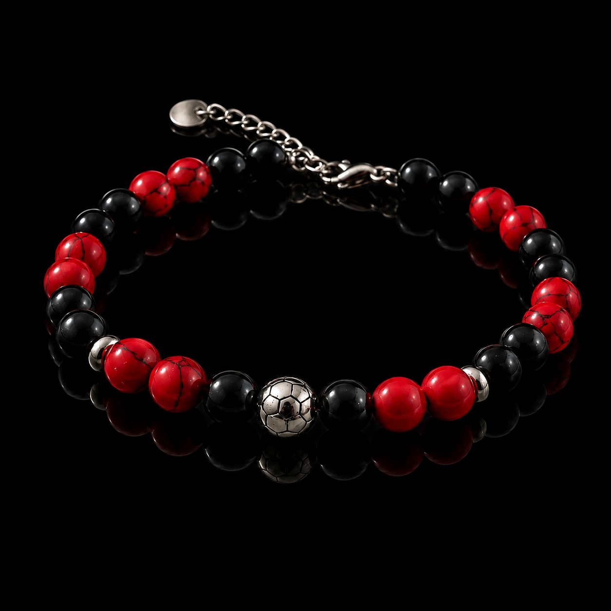 Bracciale Ultras Rosso Nero