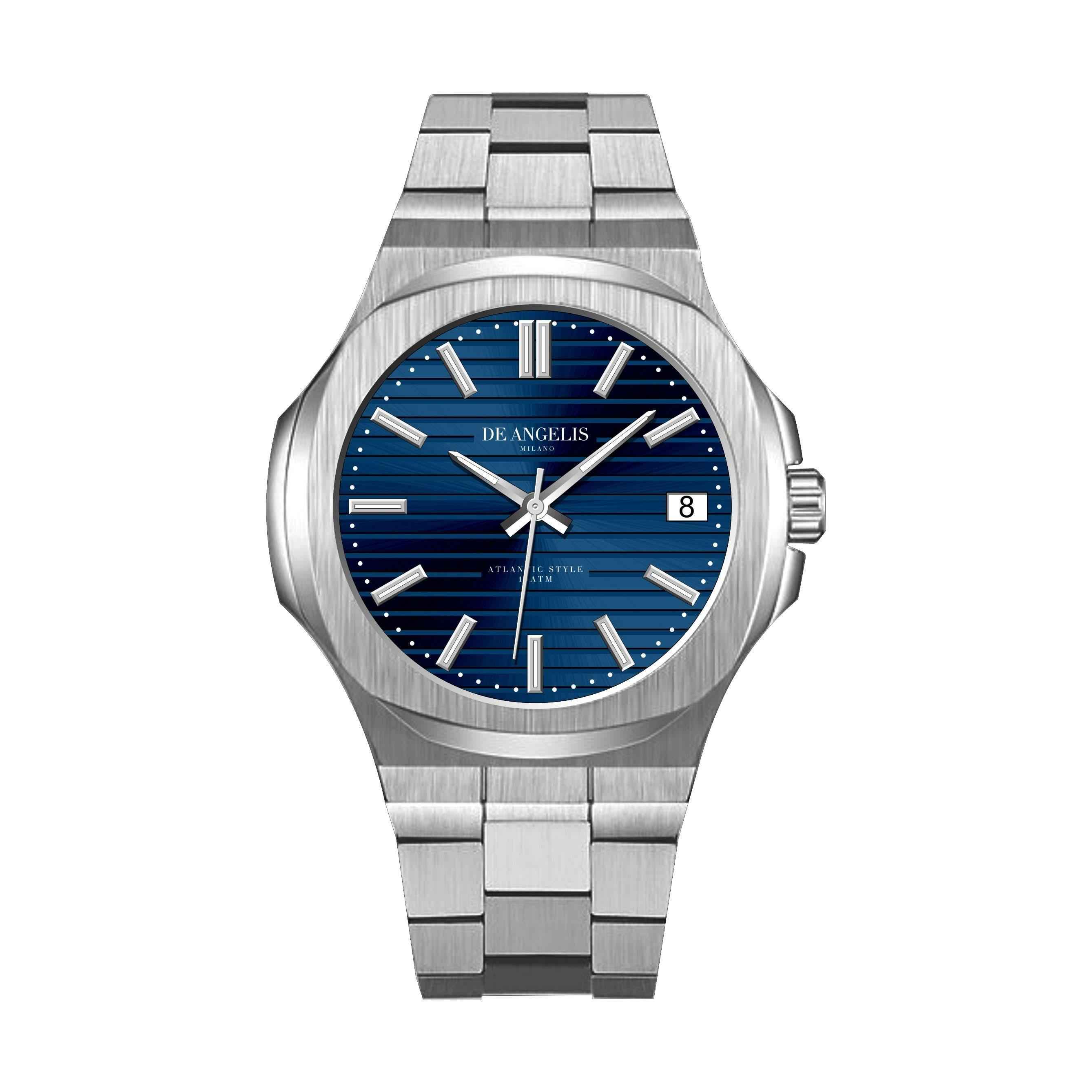 De Angelis Atlantic Silver Blu - Preziosi Milano