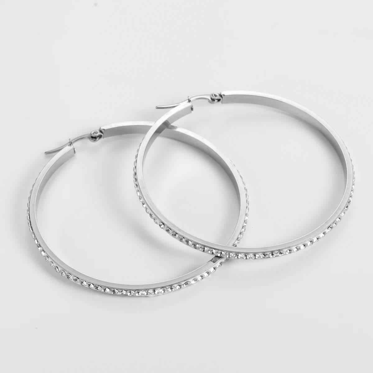 Orecchini Penelope Argento 7cm - Preziosi Milano