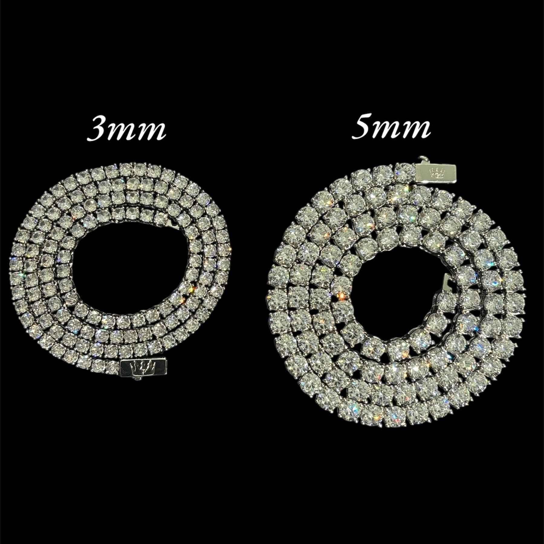 Collana Tennis Argento 925 - Preziosi Milano