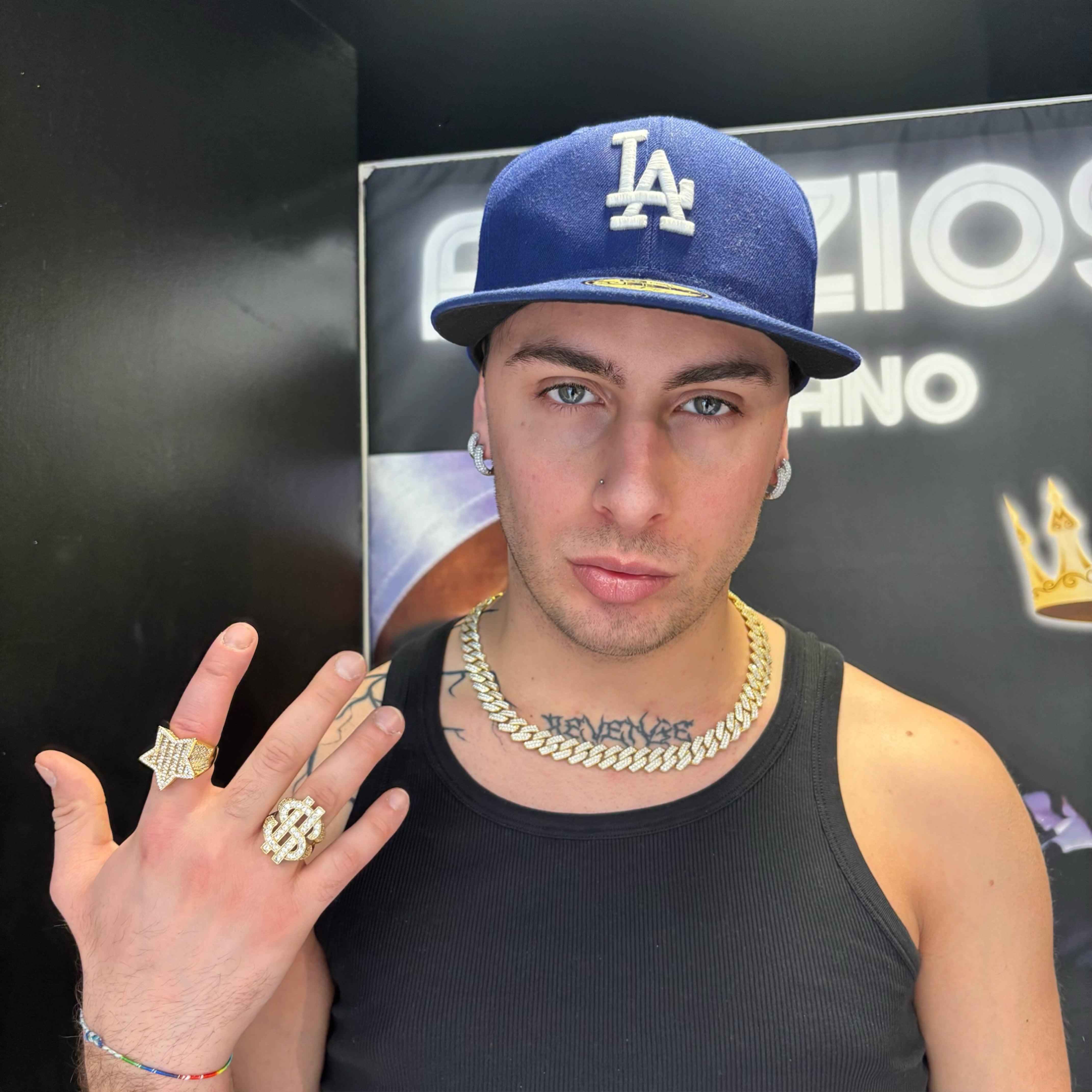 Collana Ice Trap Luxury 14mm Oro - Preziosi Milano