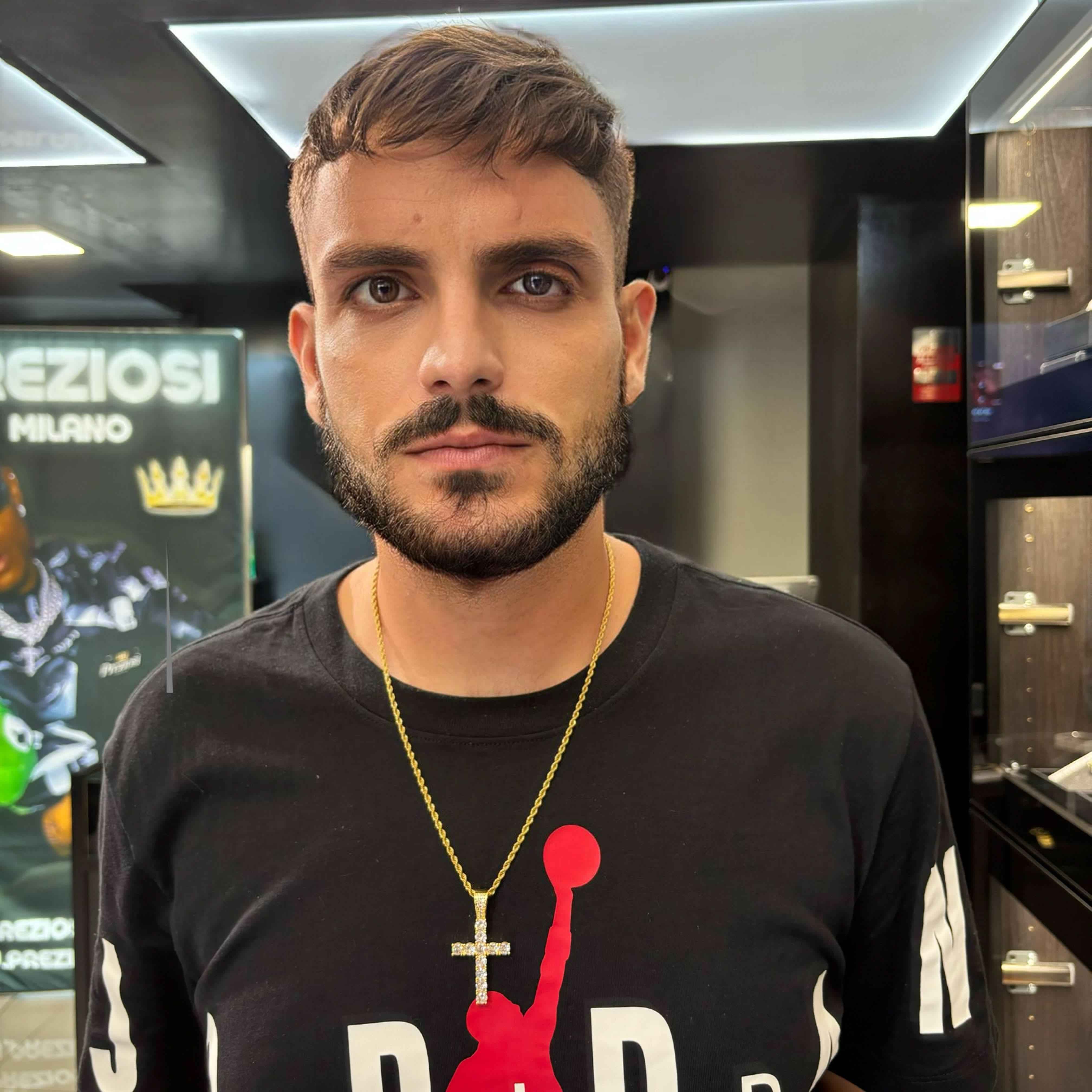 Ciondolo Cross Diamond Oro - Preziosi Milano