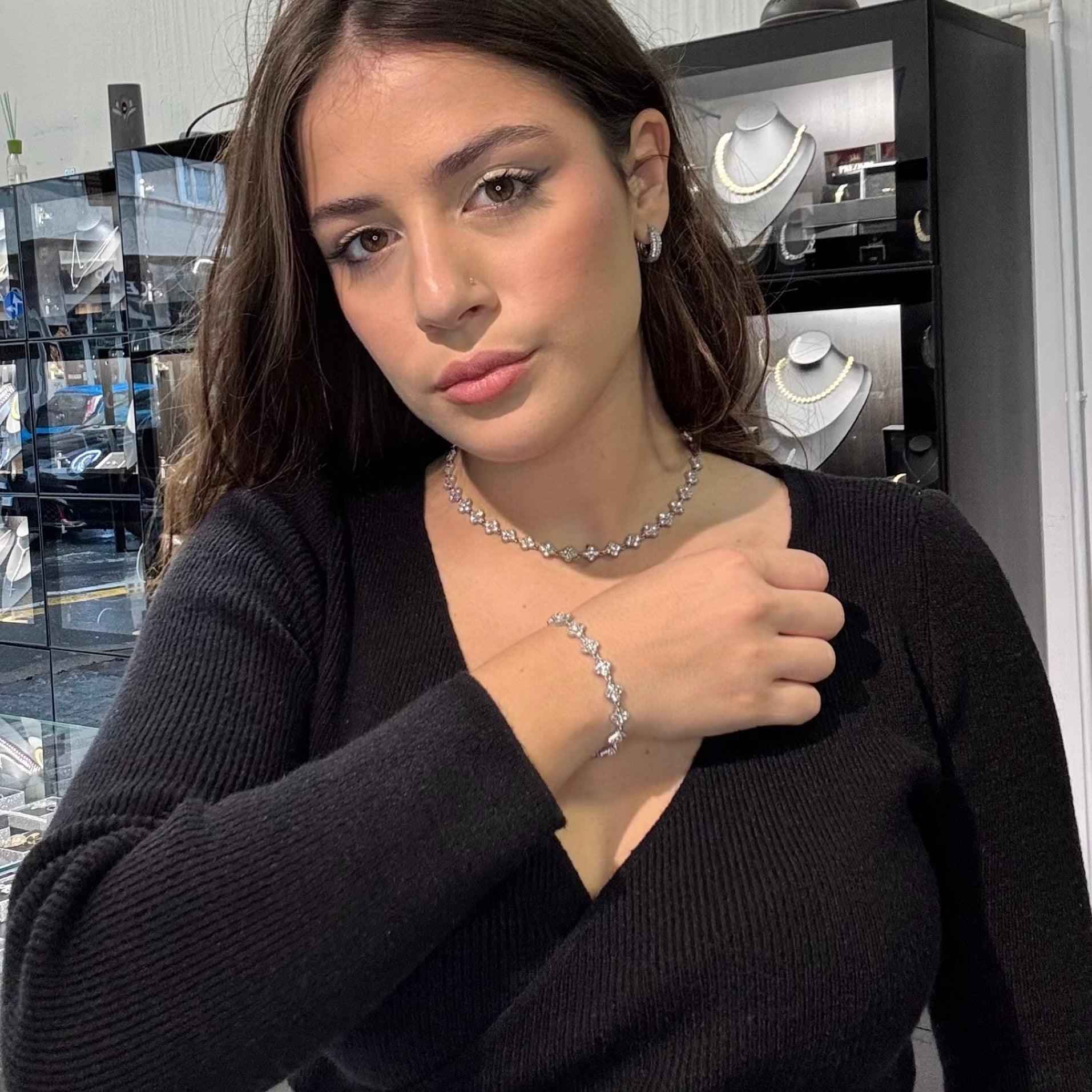 Collana Cristal Flower - Preziosi Milano