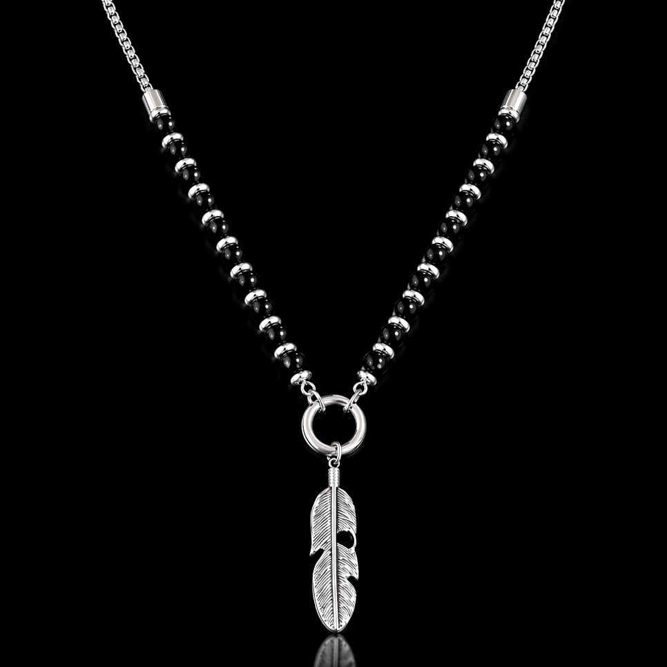 Collana Midnight Feather