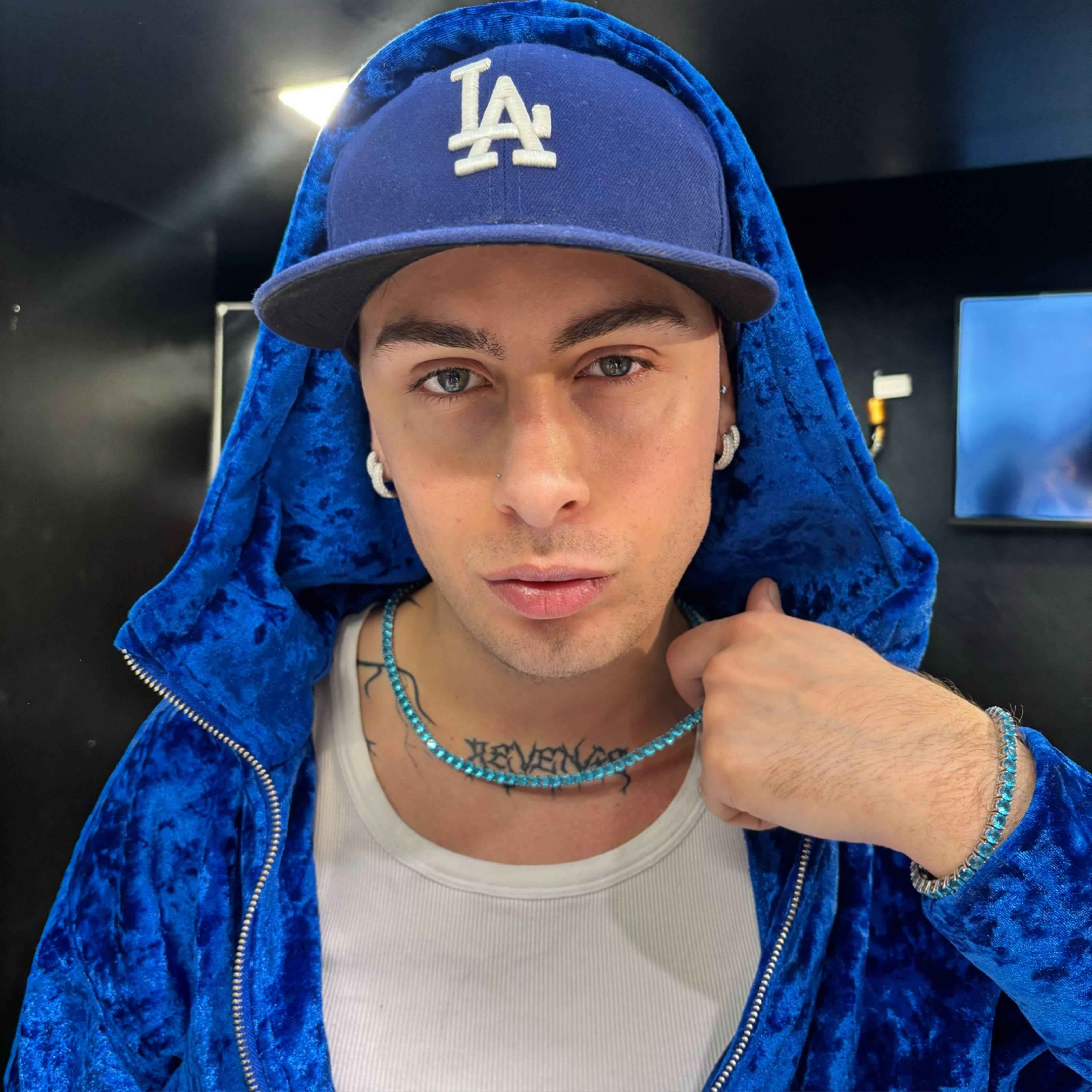 Collana Tennis Blu Azzurra Luxury Inox - Preziosi Milano