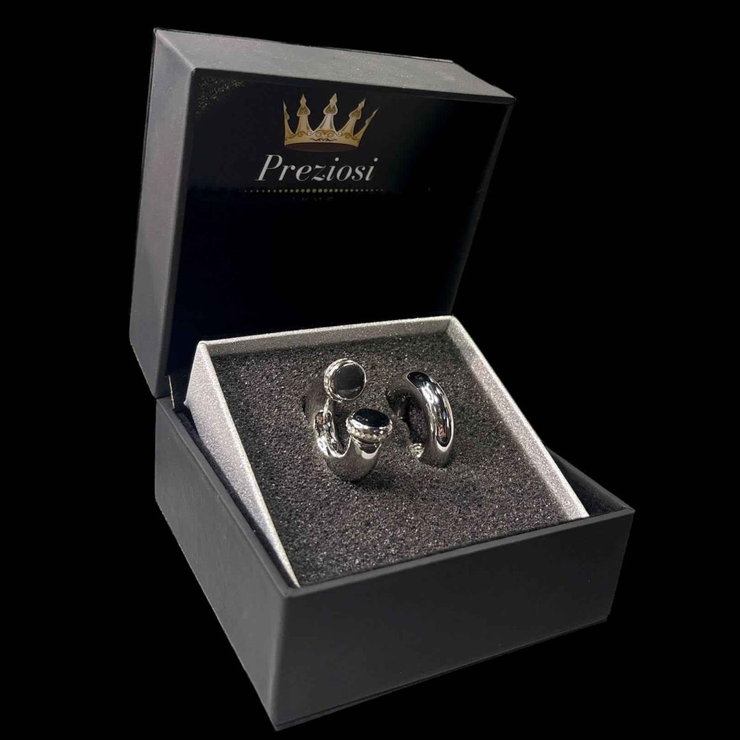 Cuff/Orecchini Argento Doppio Uso - Preziosi Milano