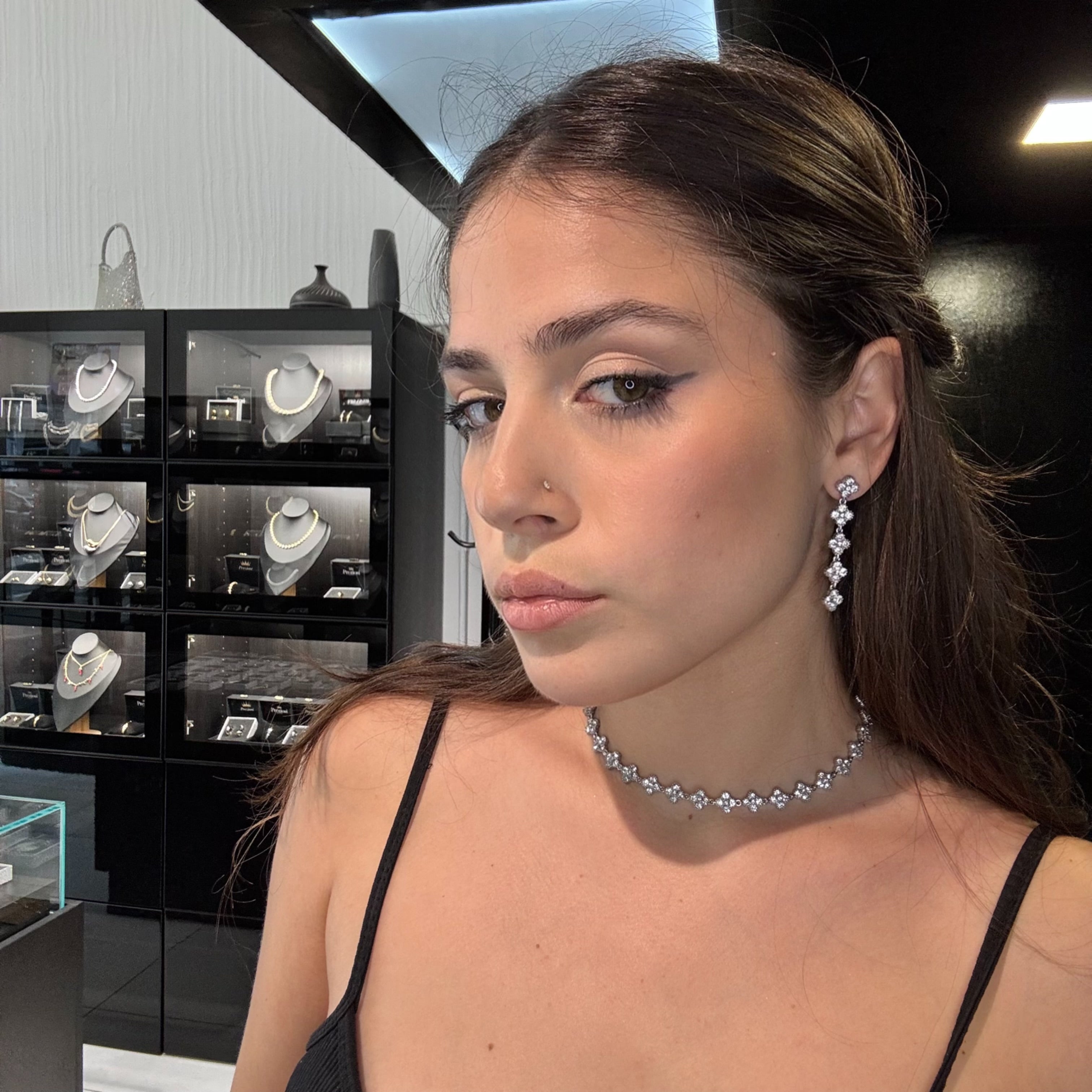 Orecchini Cristal Flower - Preziosi Milano