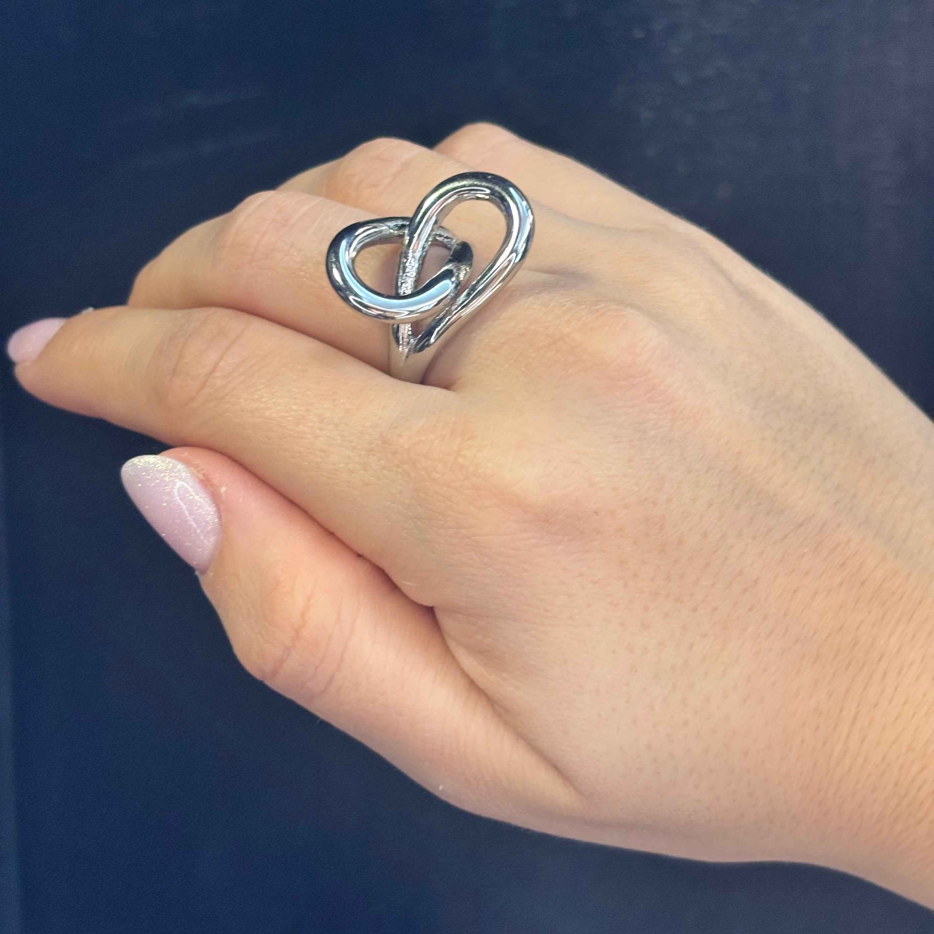 Anello Fiocco Argento - Preziosi Milano