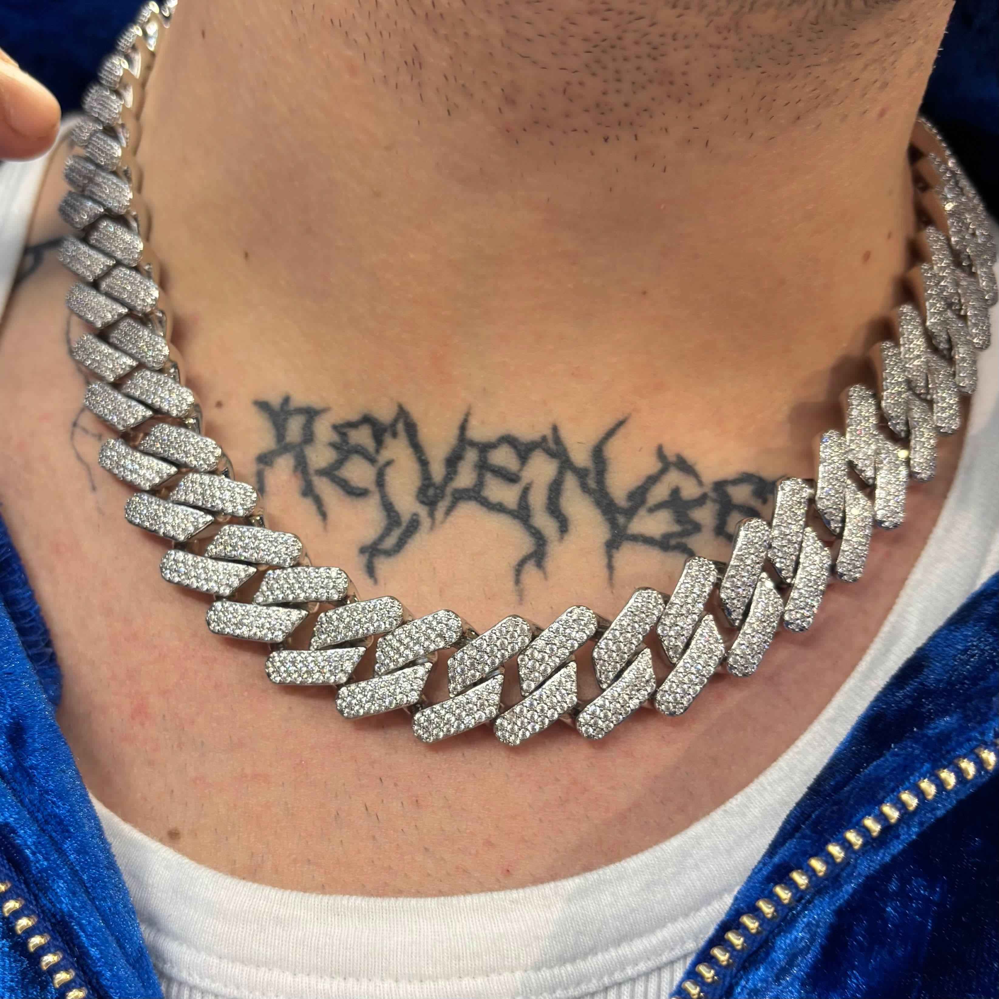 Collana Ice Trap Luxury 19mm - Preziosi Milano