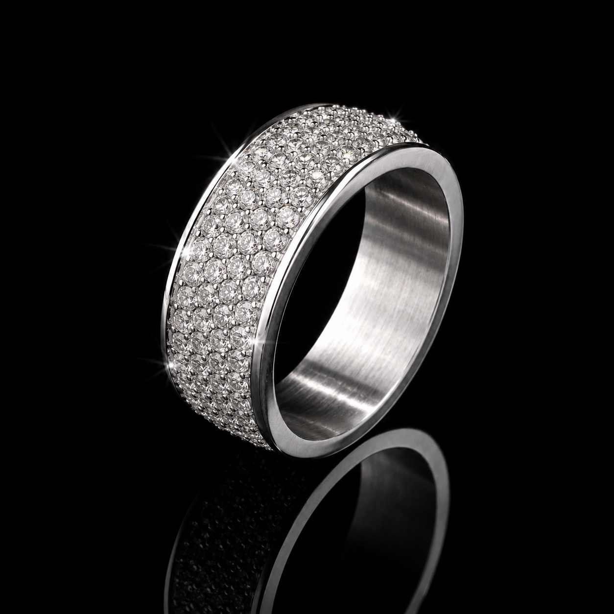 Anello Ice Argento