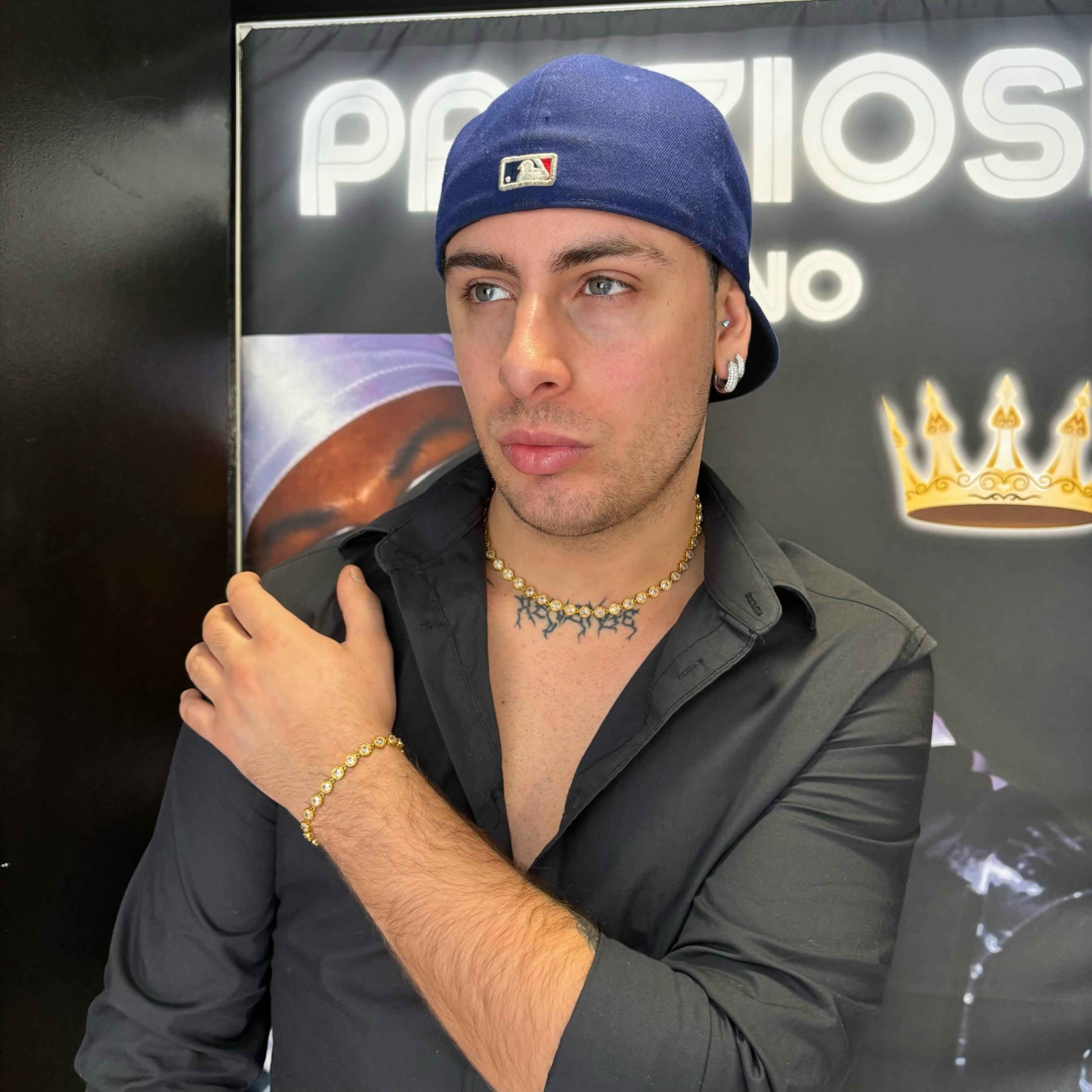 Bracciale Cristal Inox Oro - Preziosi Milano