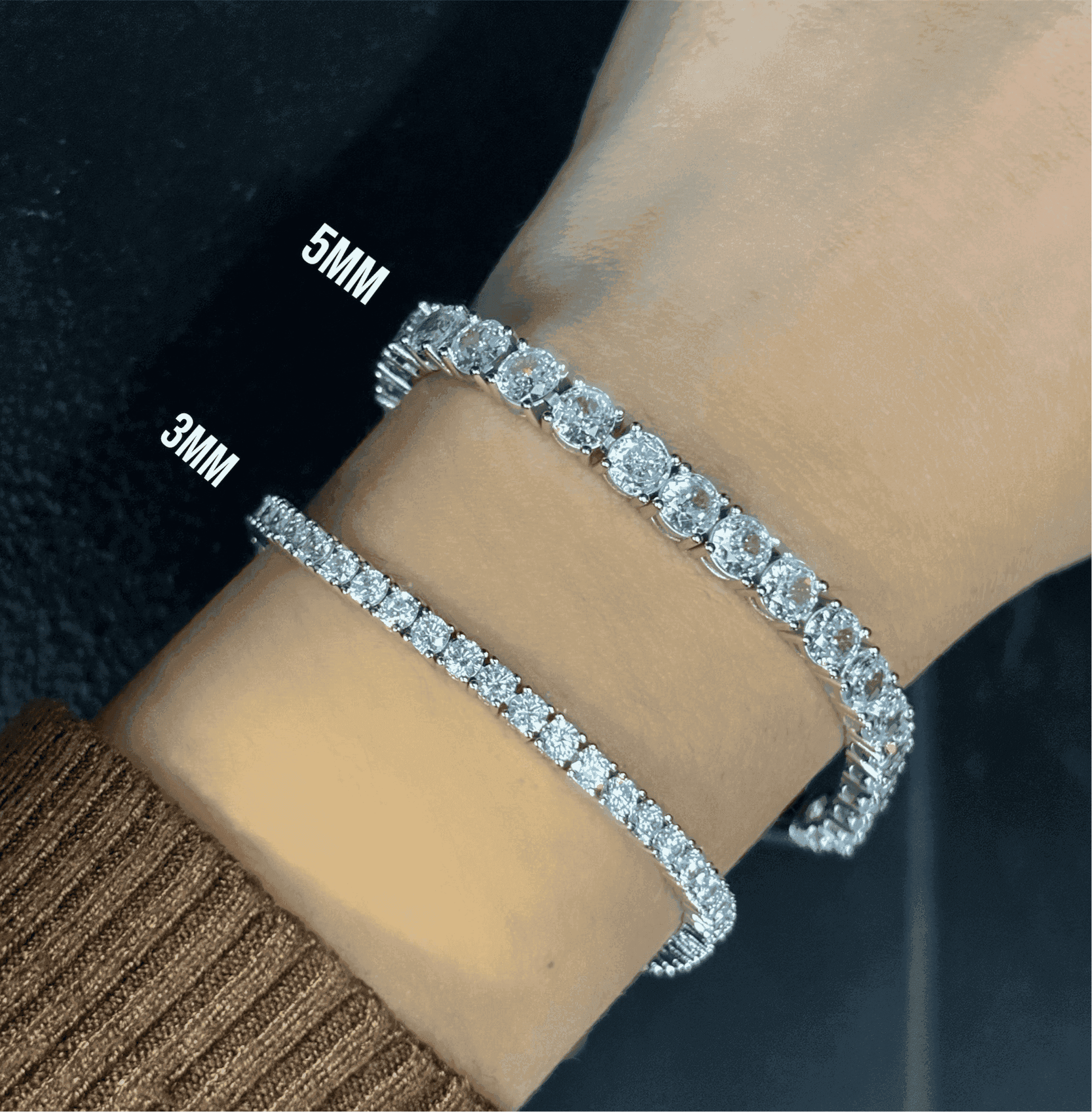 Bracciale Tennis Argento 925 - Preziosi Milano