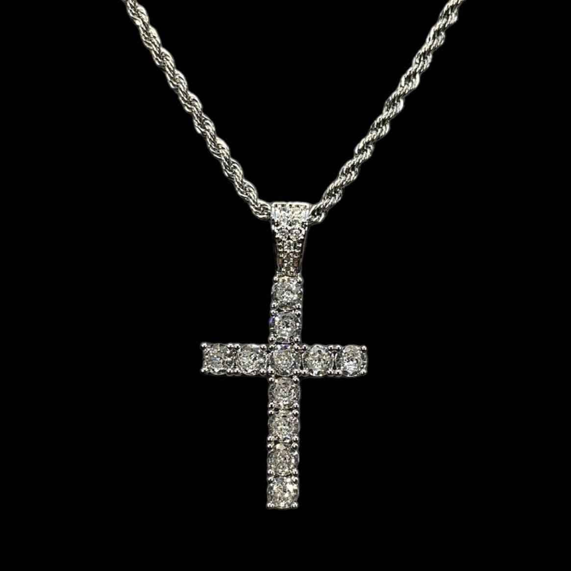Ciondolo Cross Diamond Argento - Preziosi Milano