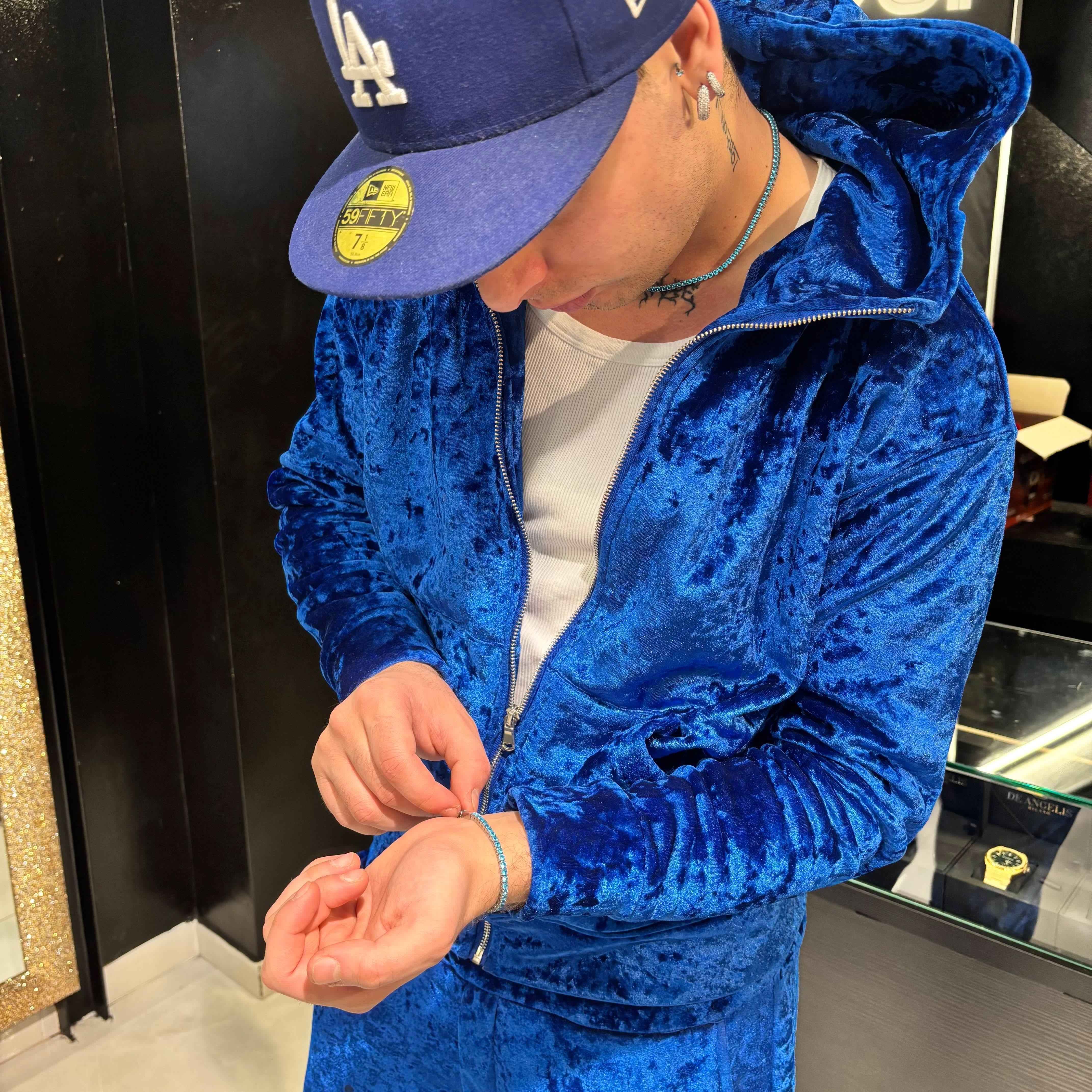 Bracciale Tennis Azzurro - Preziosi Milano