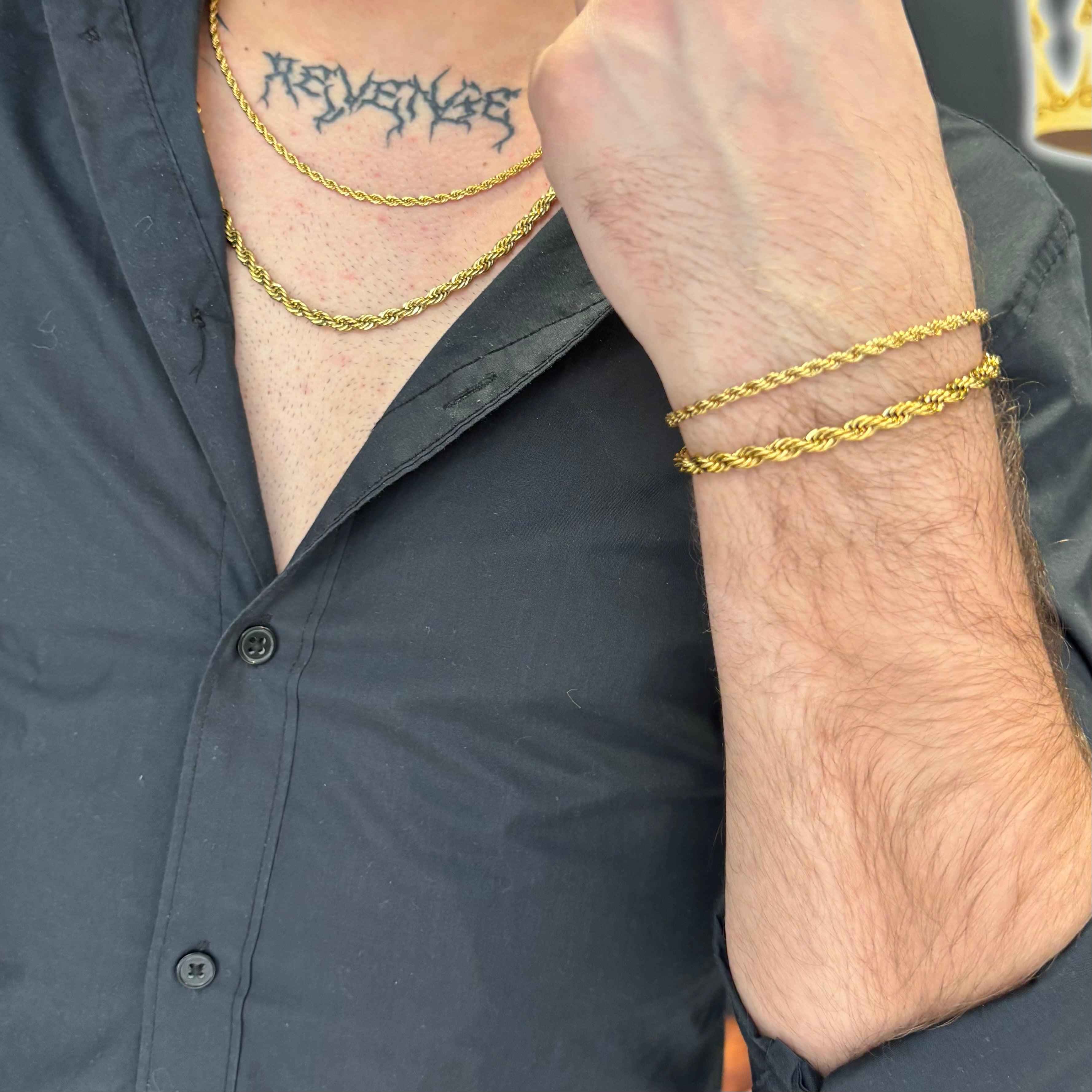 Collana Treccia Oro - Preziosi Milano