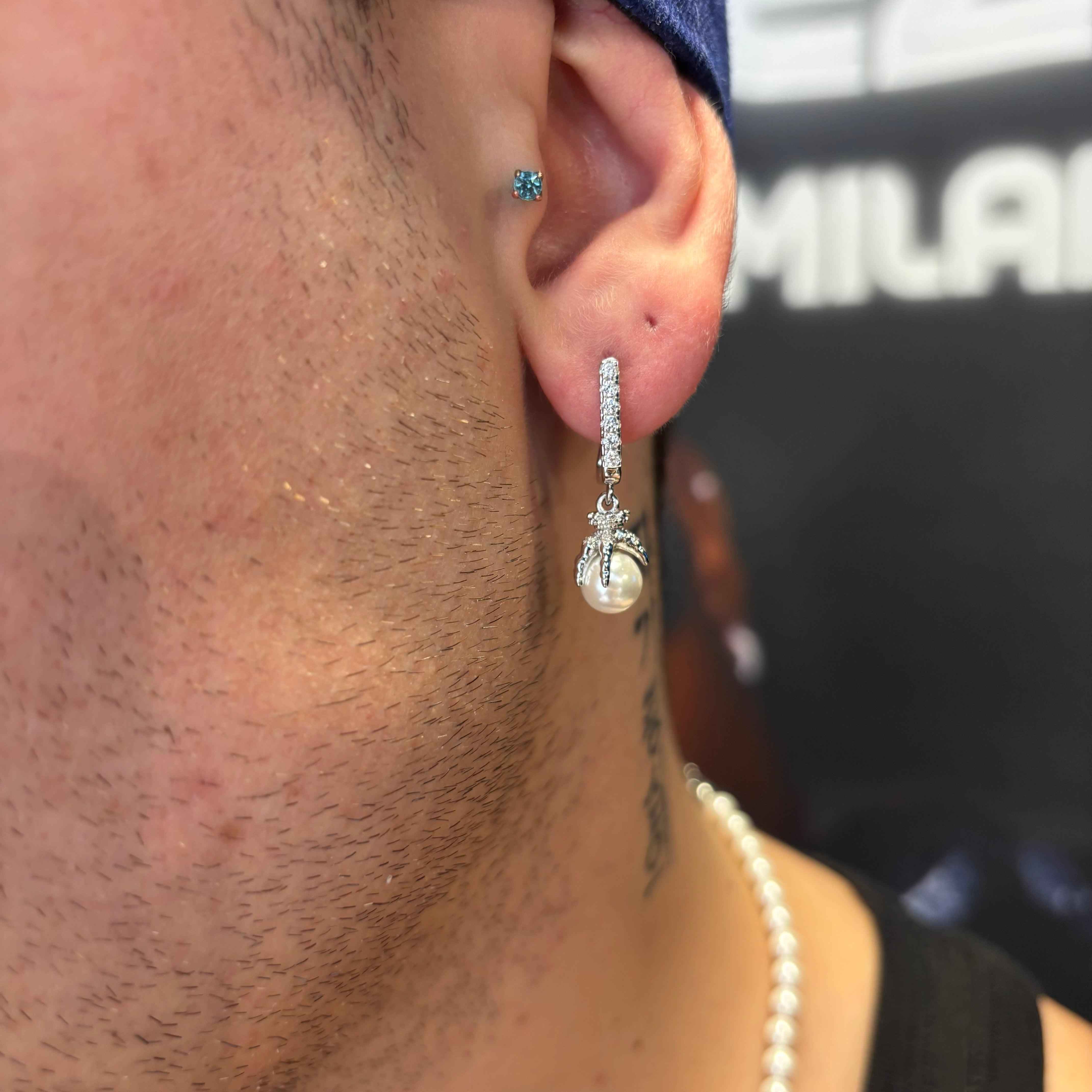 Collana + Bracciale + Orecchini Di Perle 8mm PRZ Unisex - Preziosi Milano