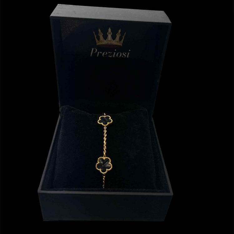 Bracciale Fiori Neri - Preziosi Milano