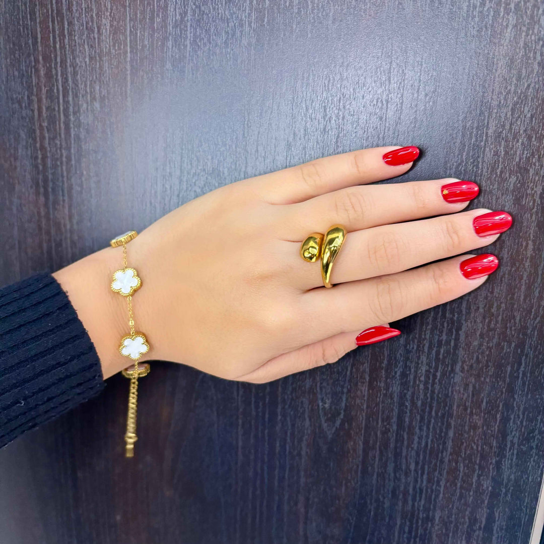 Bracciale Fiori Bianchi - Preziosi Milano