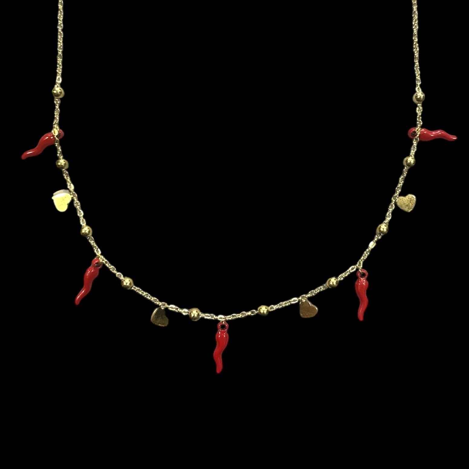 Collana Cornetto Peperoncino Fortuna Napoli - Preziosi Milano