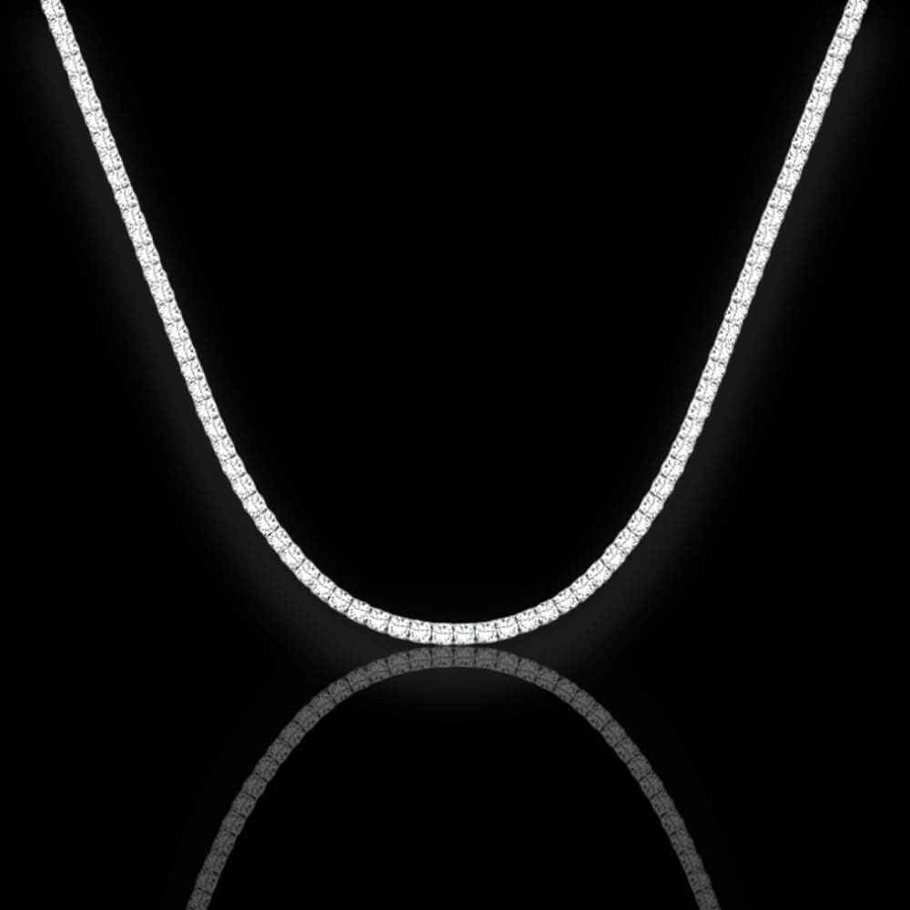 Collana Tennis Inox 3mm - Preziosi Milano