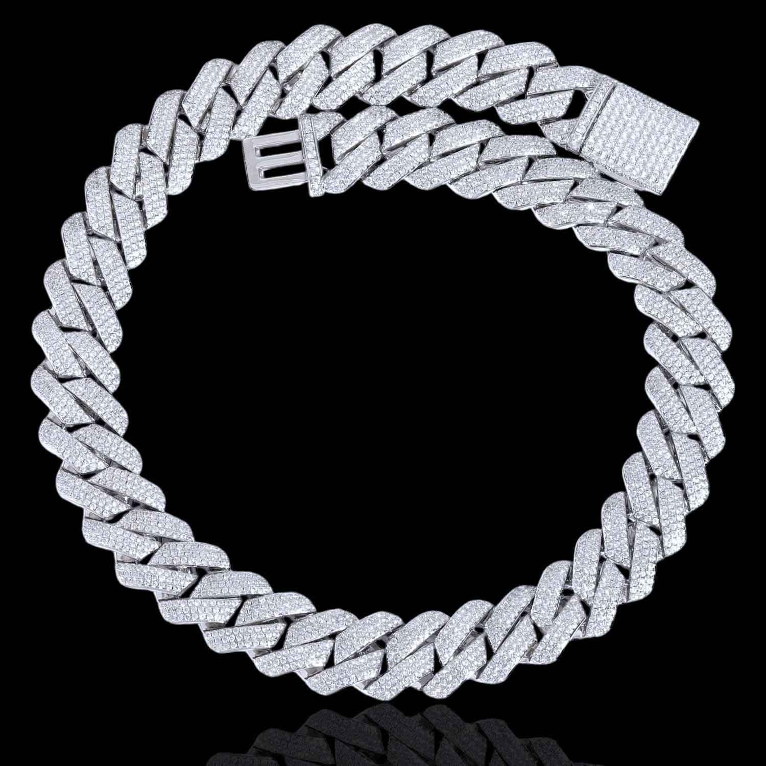 Collana Ice Trap 19mm Argento 925 - Preziosi Milano