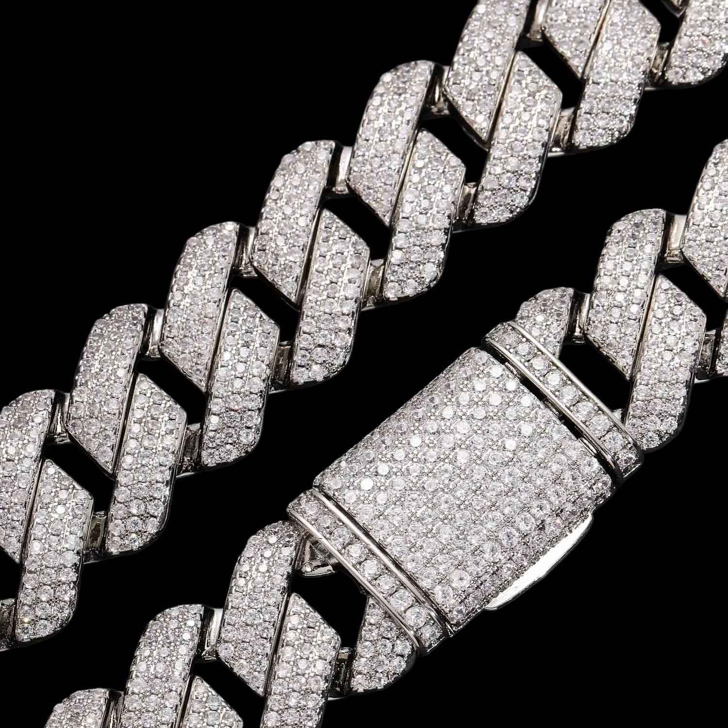 Collana Ice Trap 19mm Argento 925 - Preziosi Milano