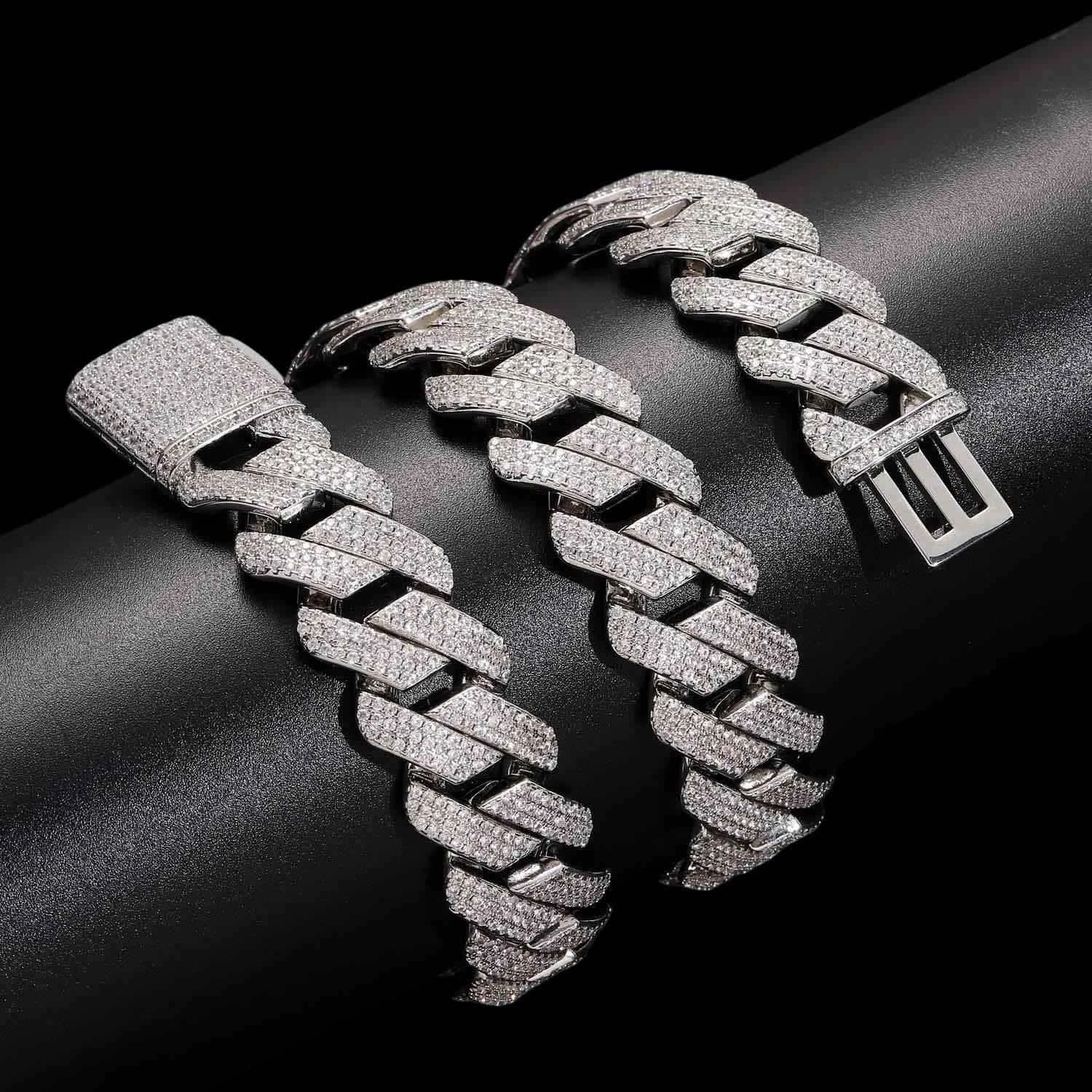 Collana Ice Trap 19mm Argento 925 - Preziosi Milano