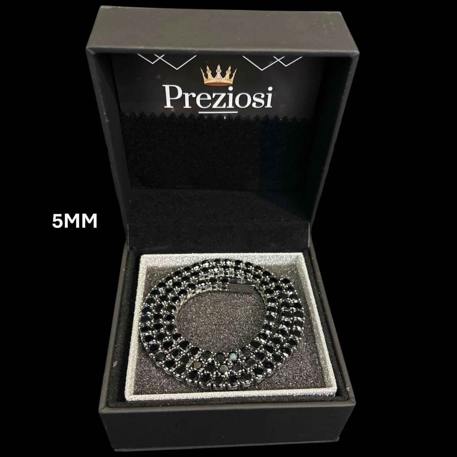 Collana Tennis Nera Luxury - Preziosi Milano