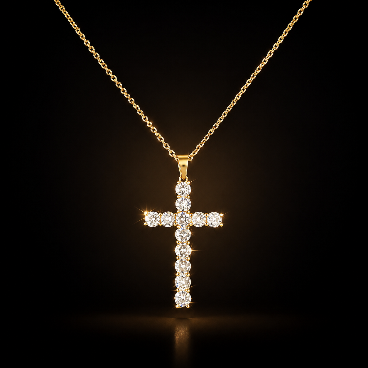 Collana Croce Light Oro