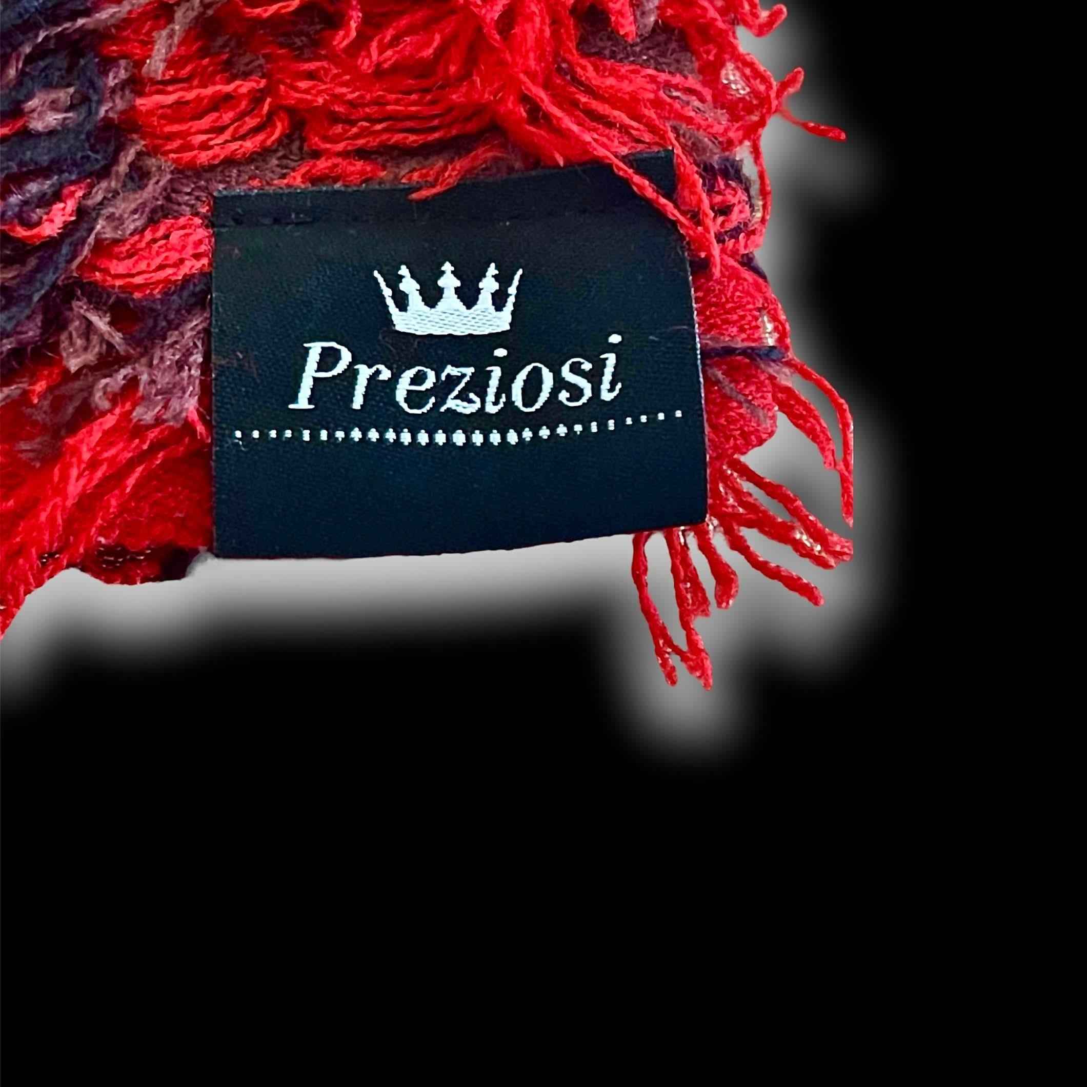 Balaclava Sky Mask Preziosi Milano Rosso Nero - Preziosi Milano