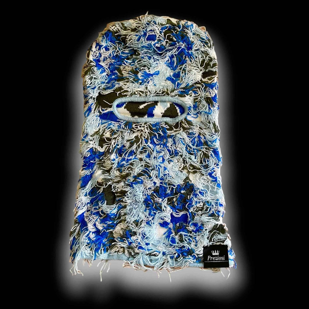 Balaclava Sky Mask Preziosi Milano Blu Mare - Preziosi Milano