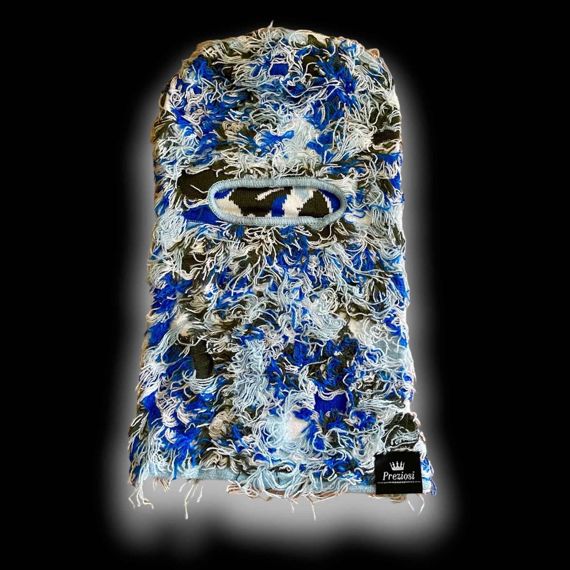 Balaclava Sky Mask Preziosi Milano Blu Mare - Preziosi Milano