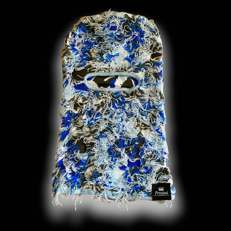 Balaclava Sky Mask Preziosi Milano Blu Mare - Preziosi Milano