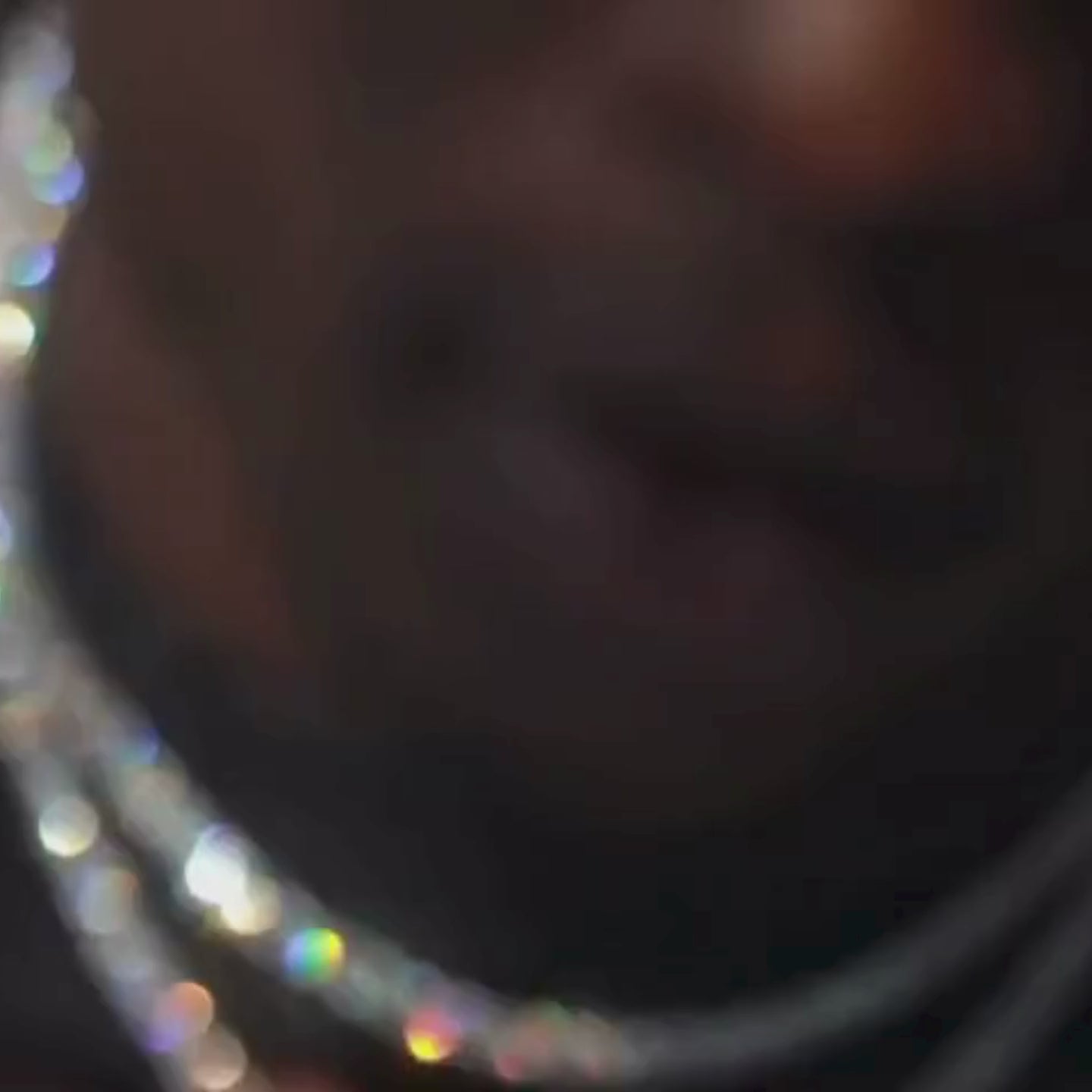 Collar de tenis de Rhodium de lujo