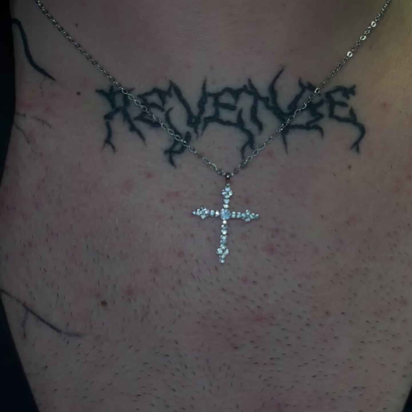 Collier Croix Gothique