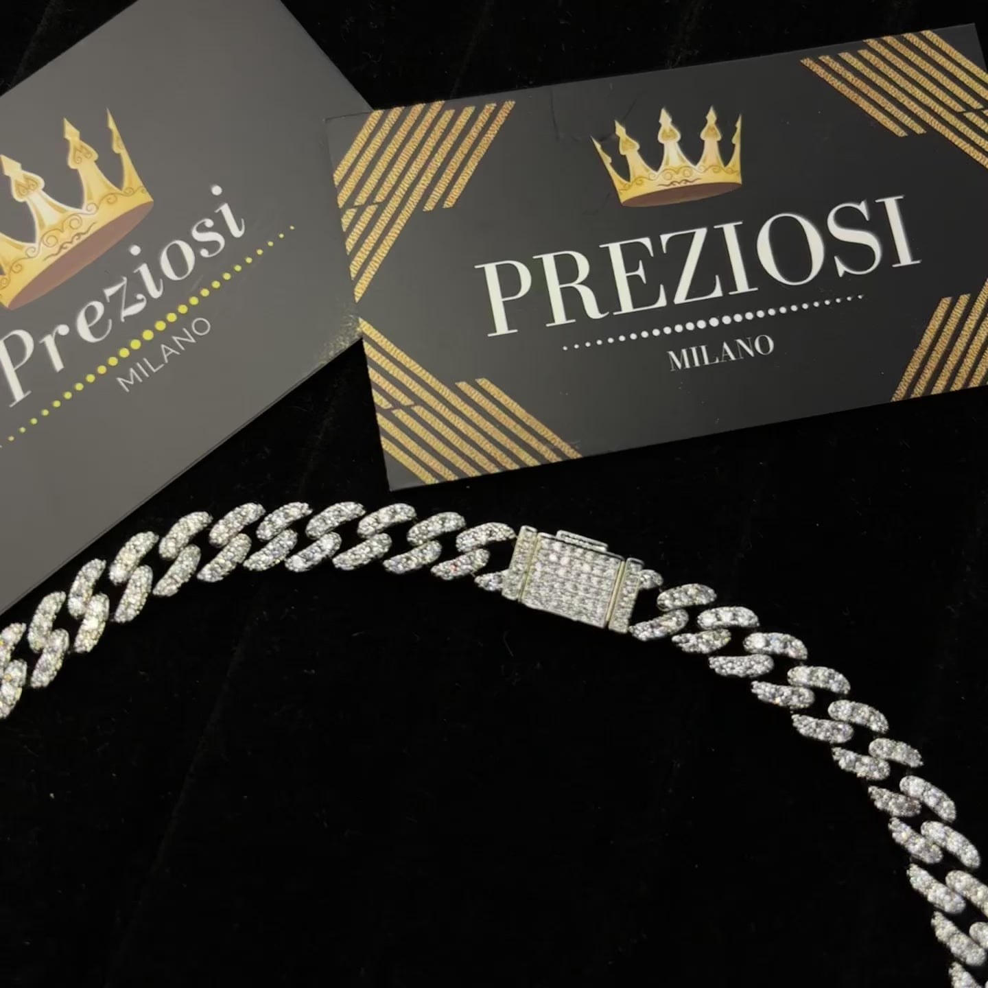 Collar de 8 mm de lujo de lujo de hielo