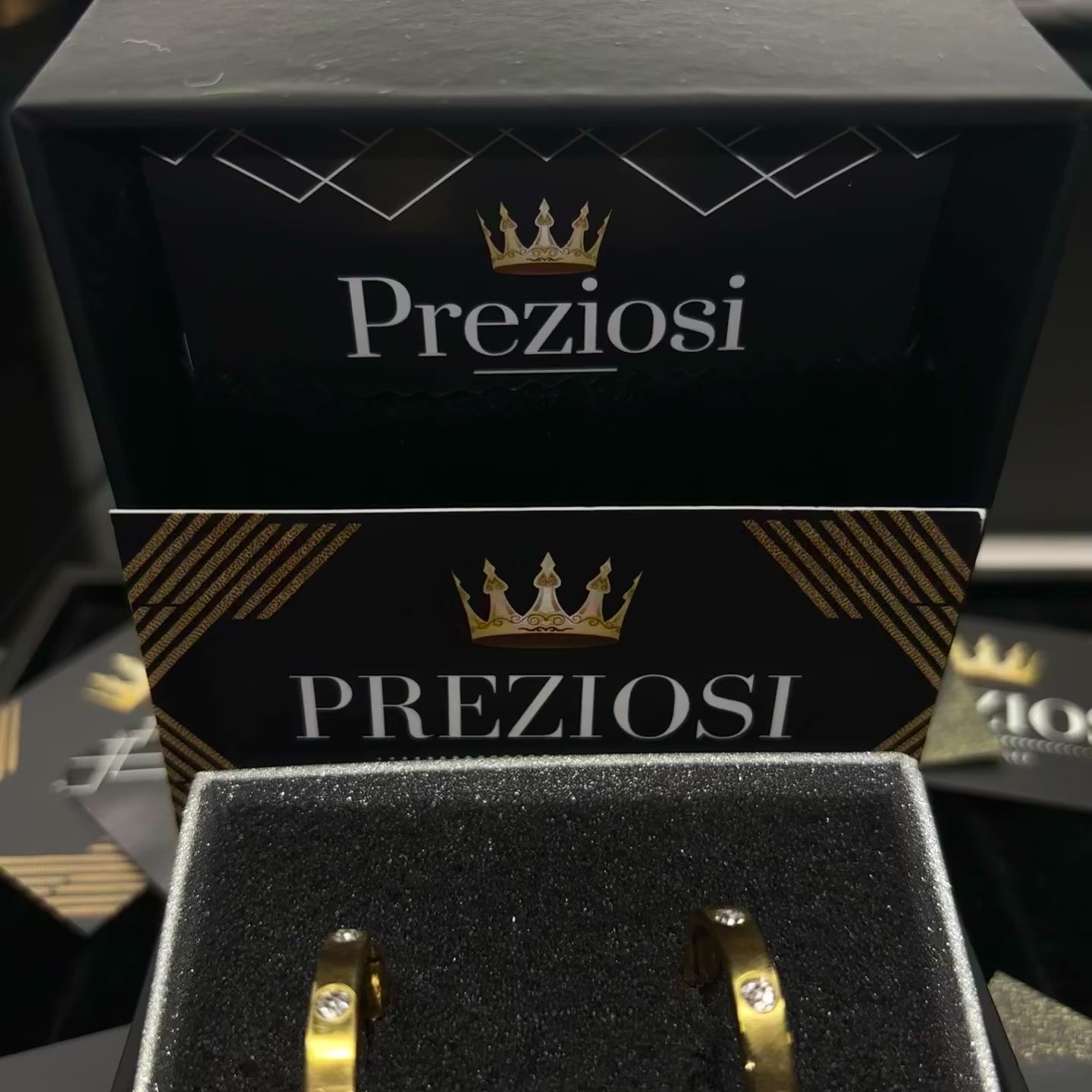 Pendientes de Cartier de oro