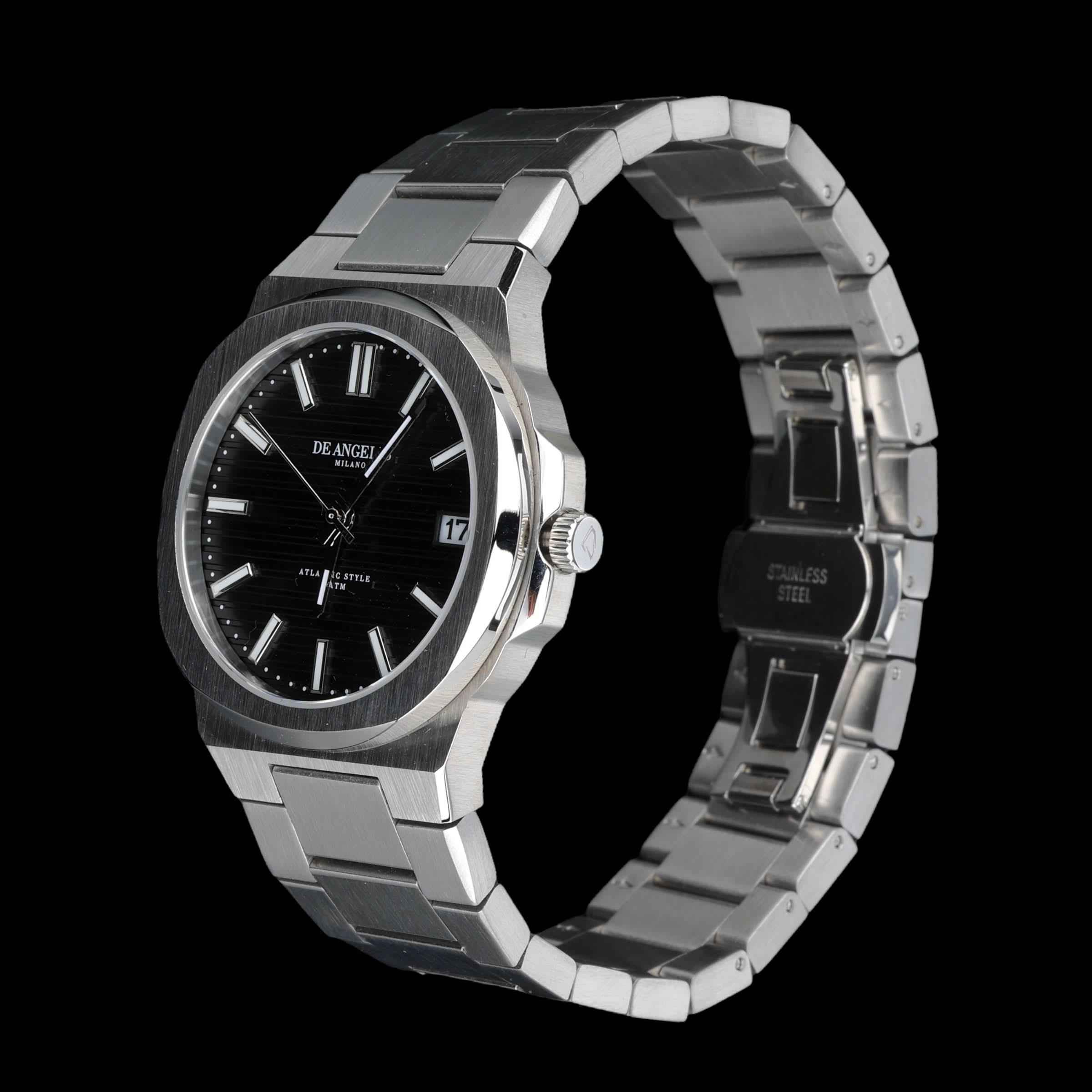 De Angelis Atlantic Silver Nero - Preziosi Milano