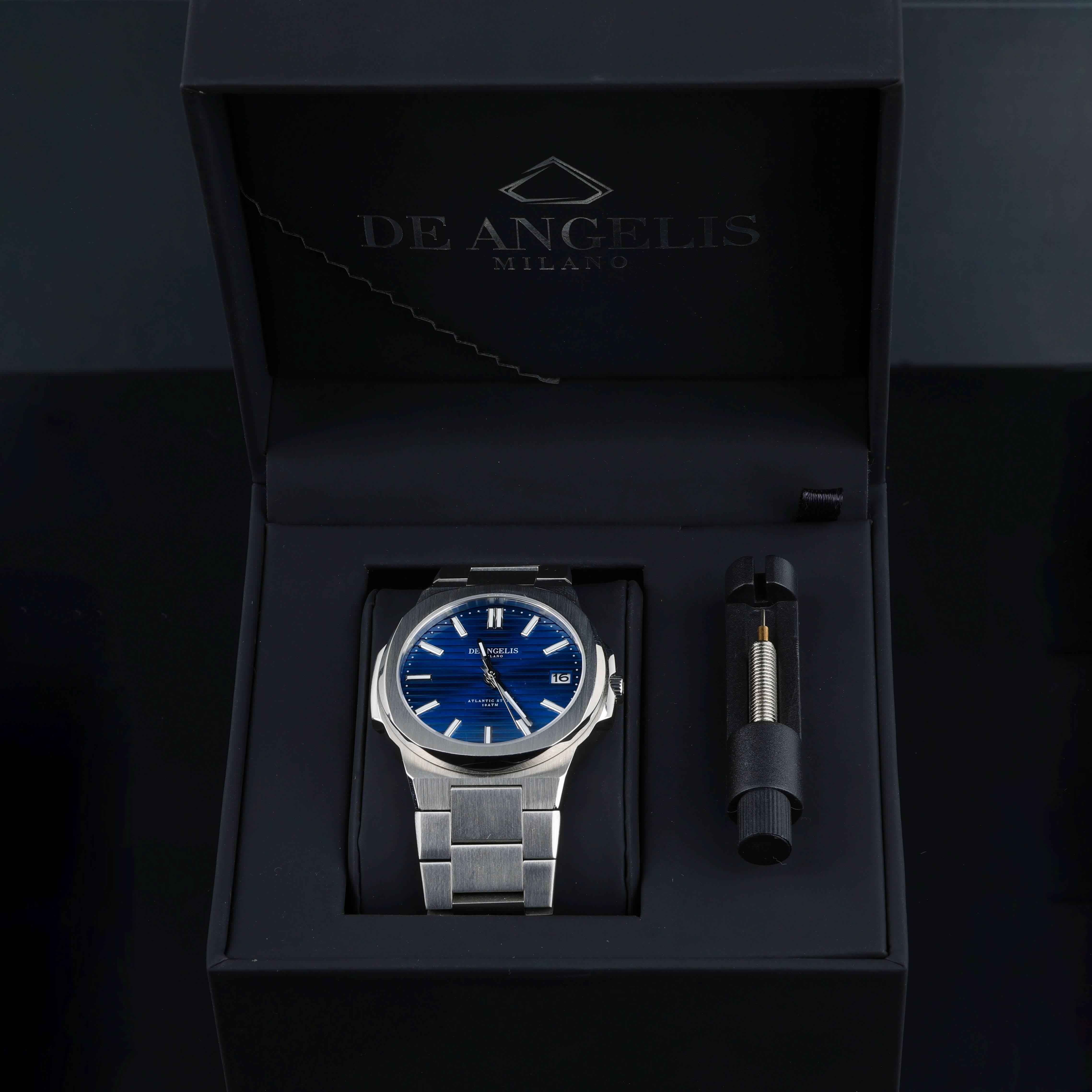 De Angelis Atlantic Silver Blu - Preziosi Milano
