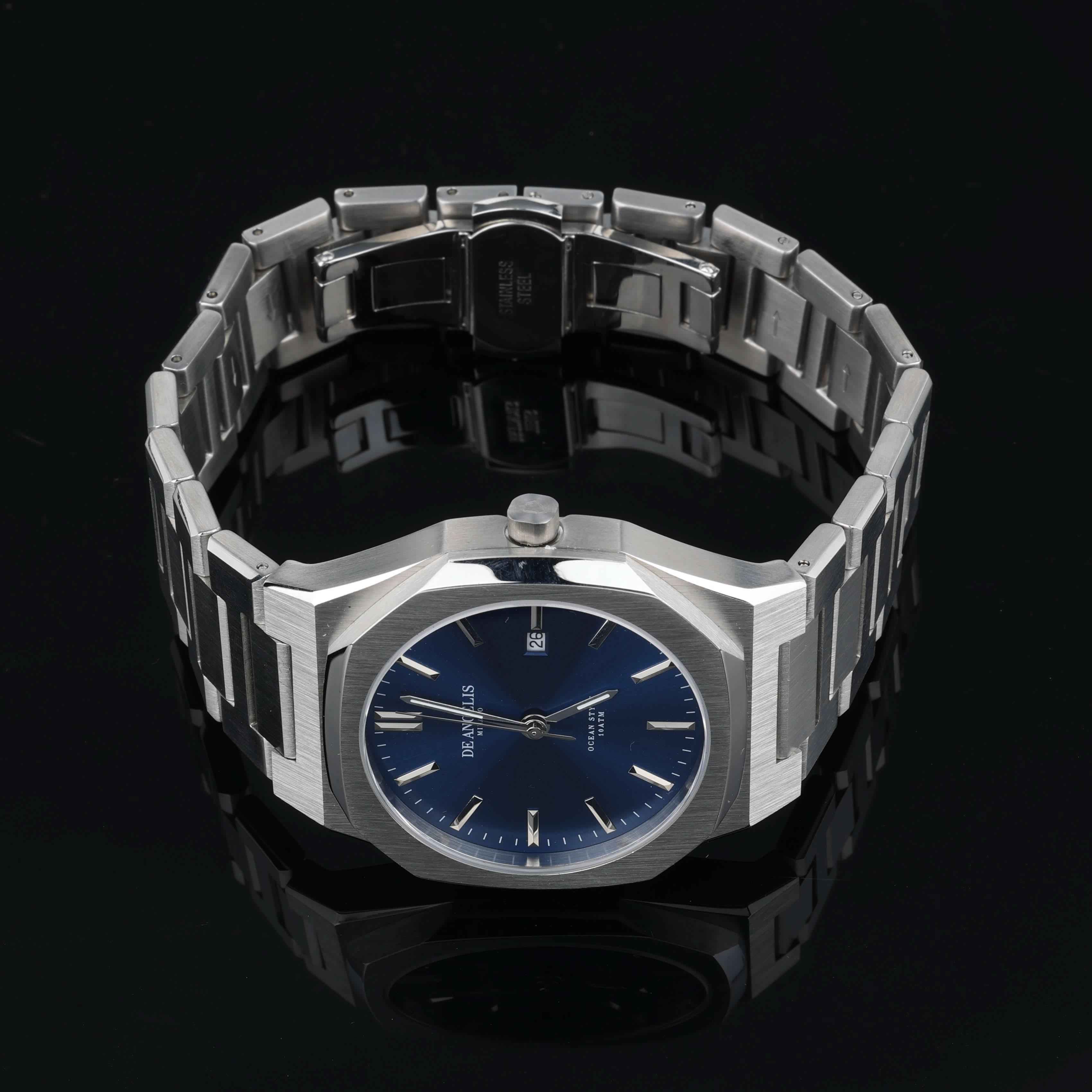 De Angelis Ocean Silver Blu Sunray - Preziosi Milano