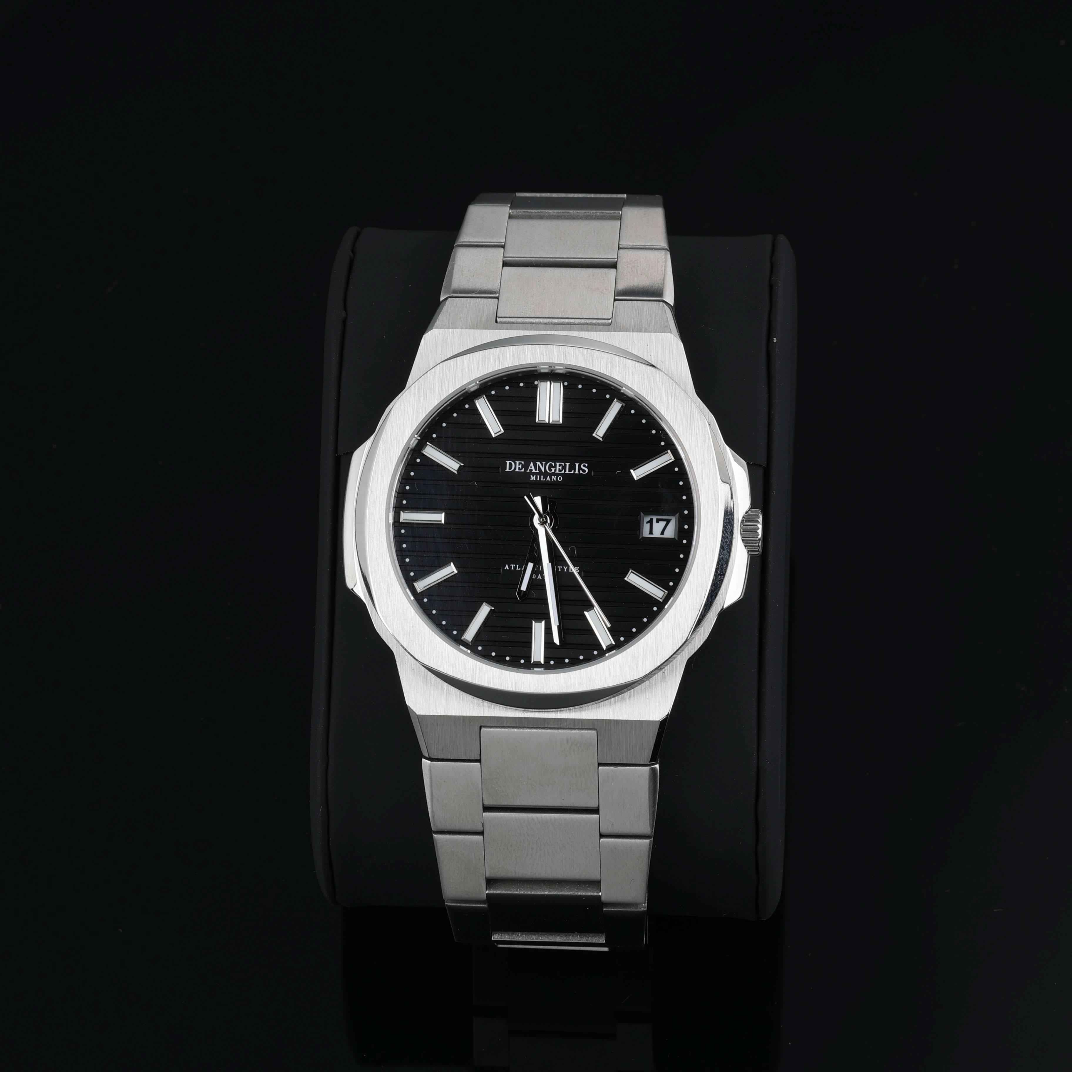 De Angelis Atlantic Silver Nero - Preziosi Milano