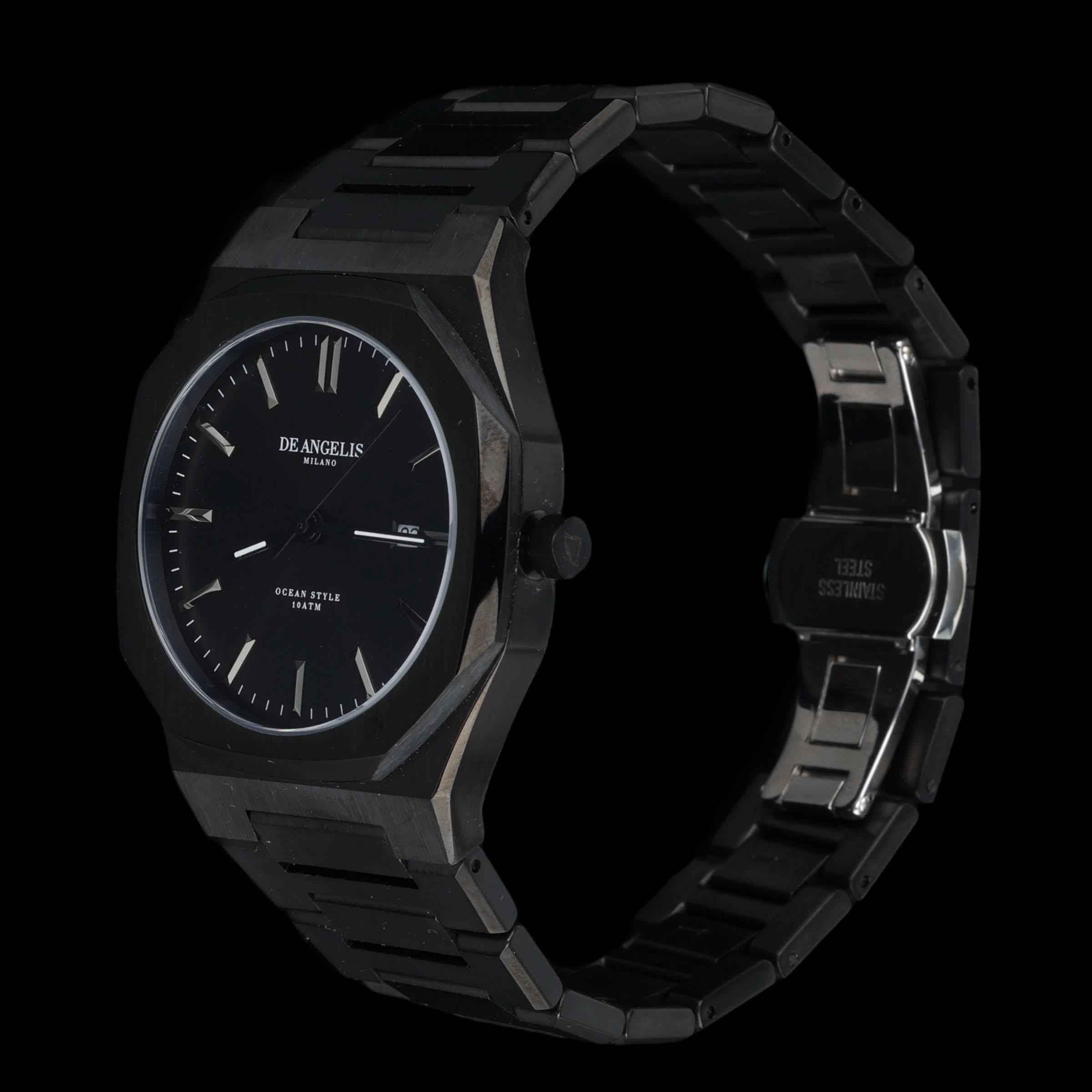 De Angelis Ocean Black Nero Sunray - Preziosi Milano