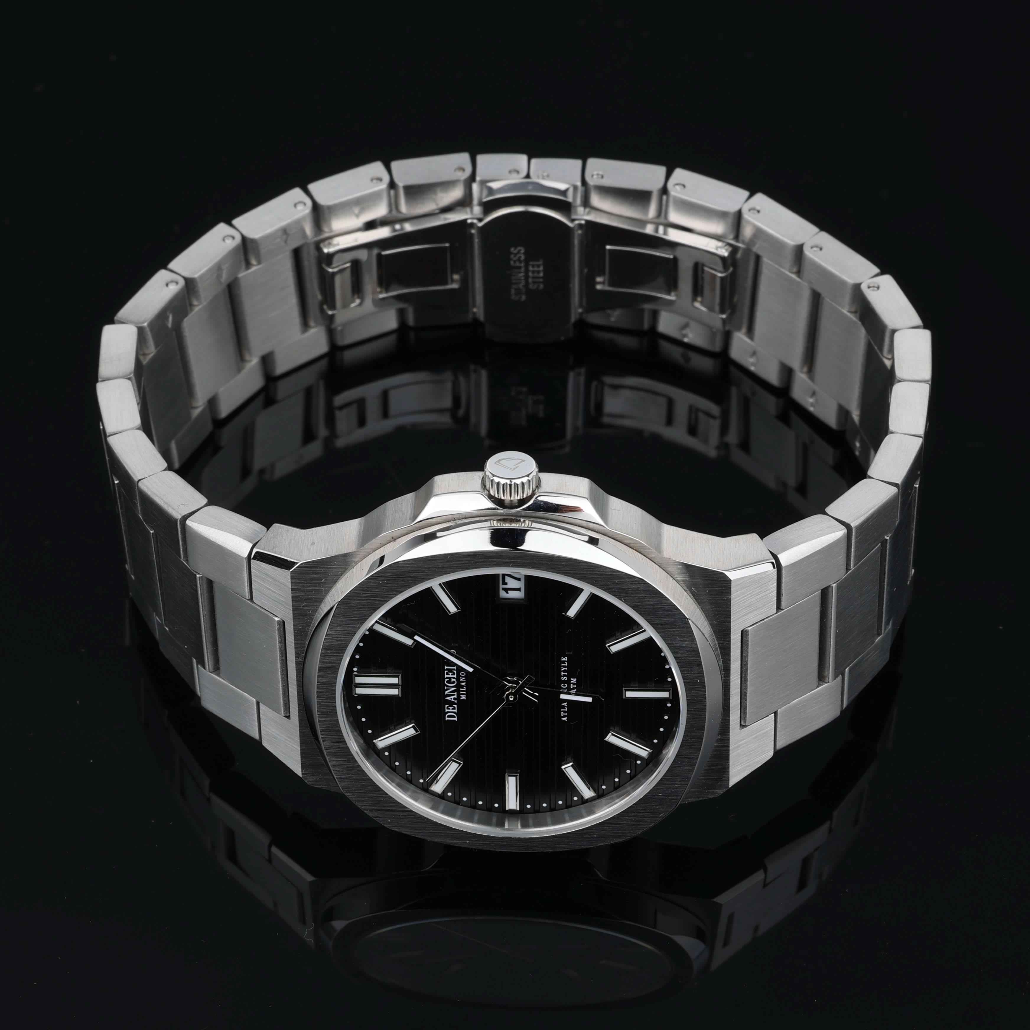 De Angelis Atlantic Silver Nero - Preziosi Milano