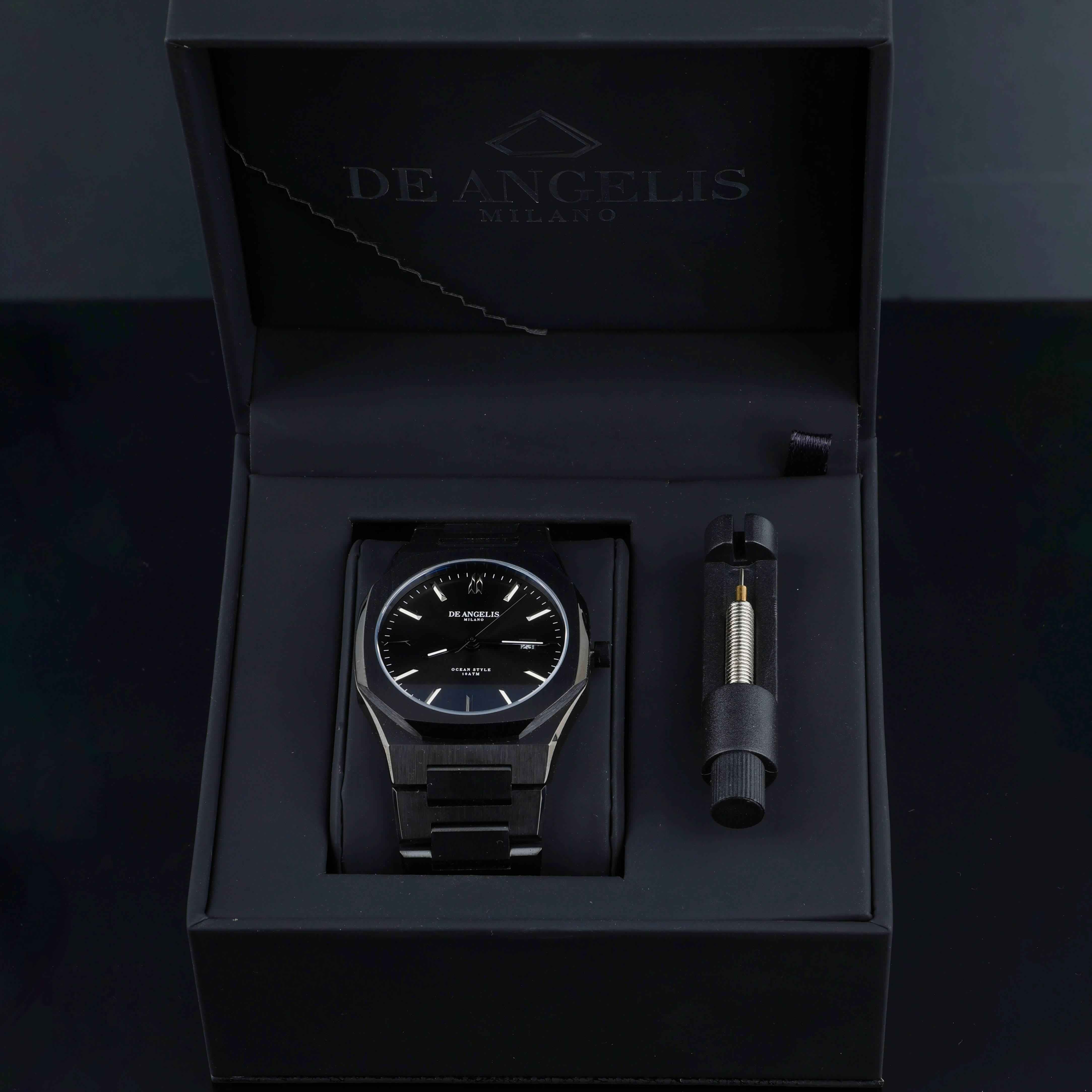 De Angelis Ocean Black Nero Sunray - Preziosi Milano