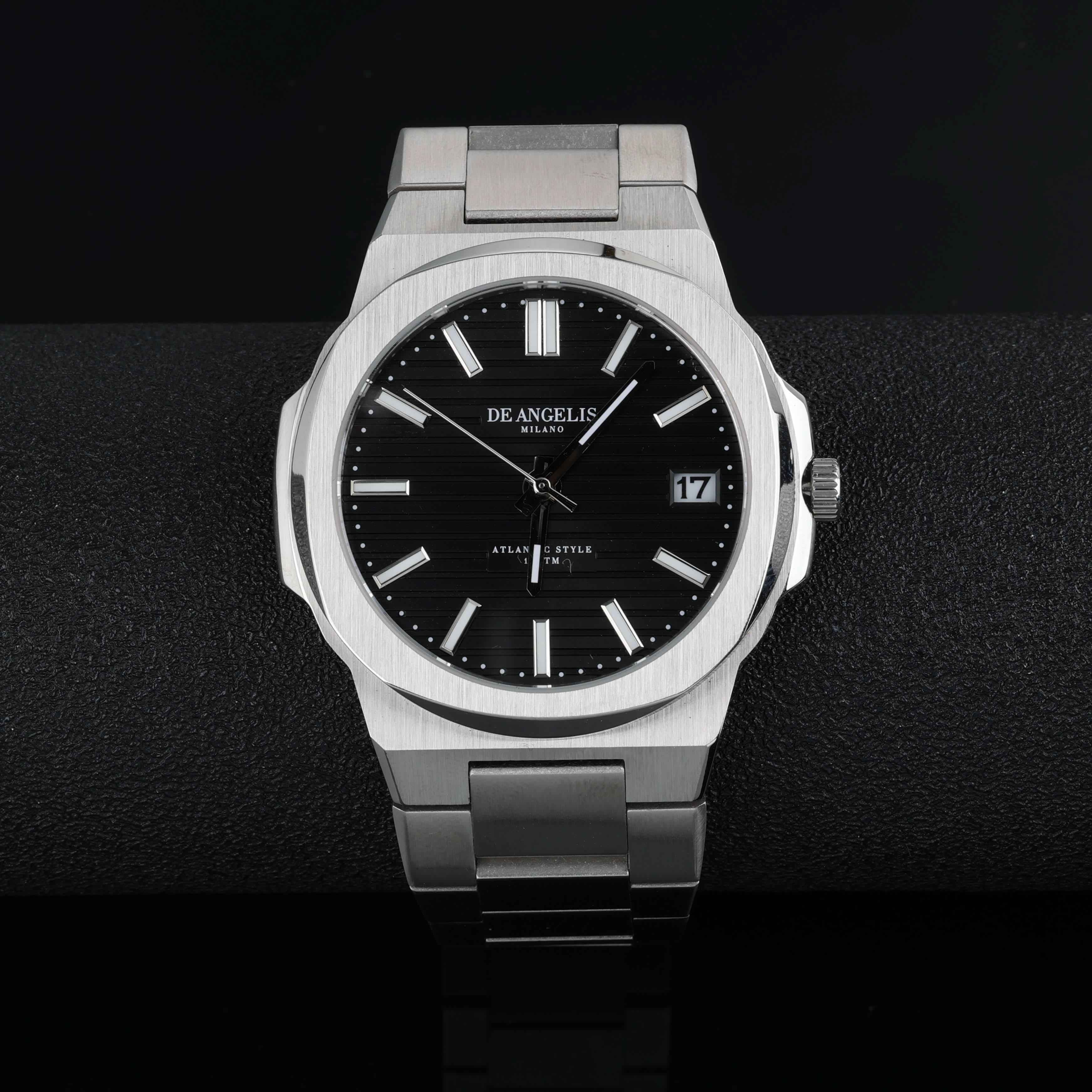 De Angelis Atlantic Silver Nero - Preziosi Milano