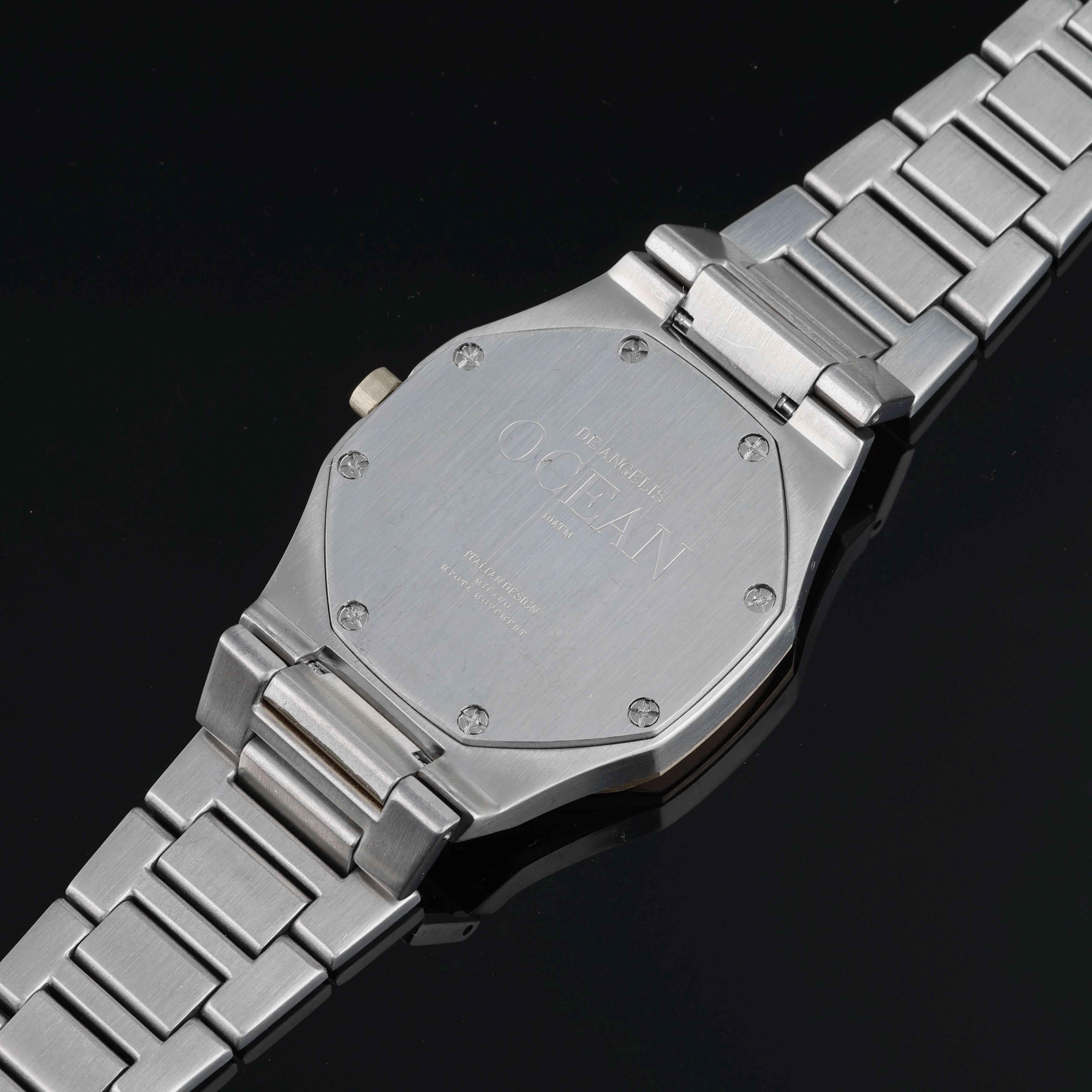 De Angelis Ocean Silver Azzurro Tiffany Sunray - Preziosi Milano