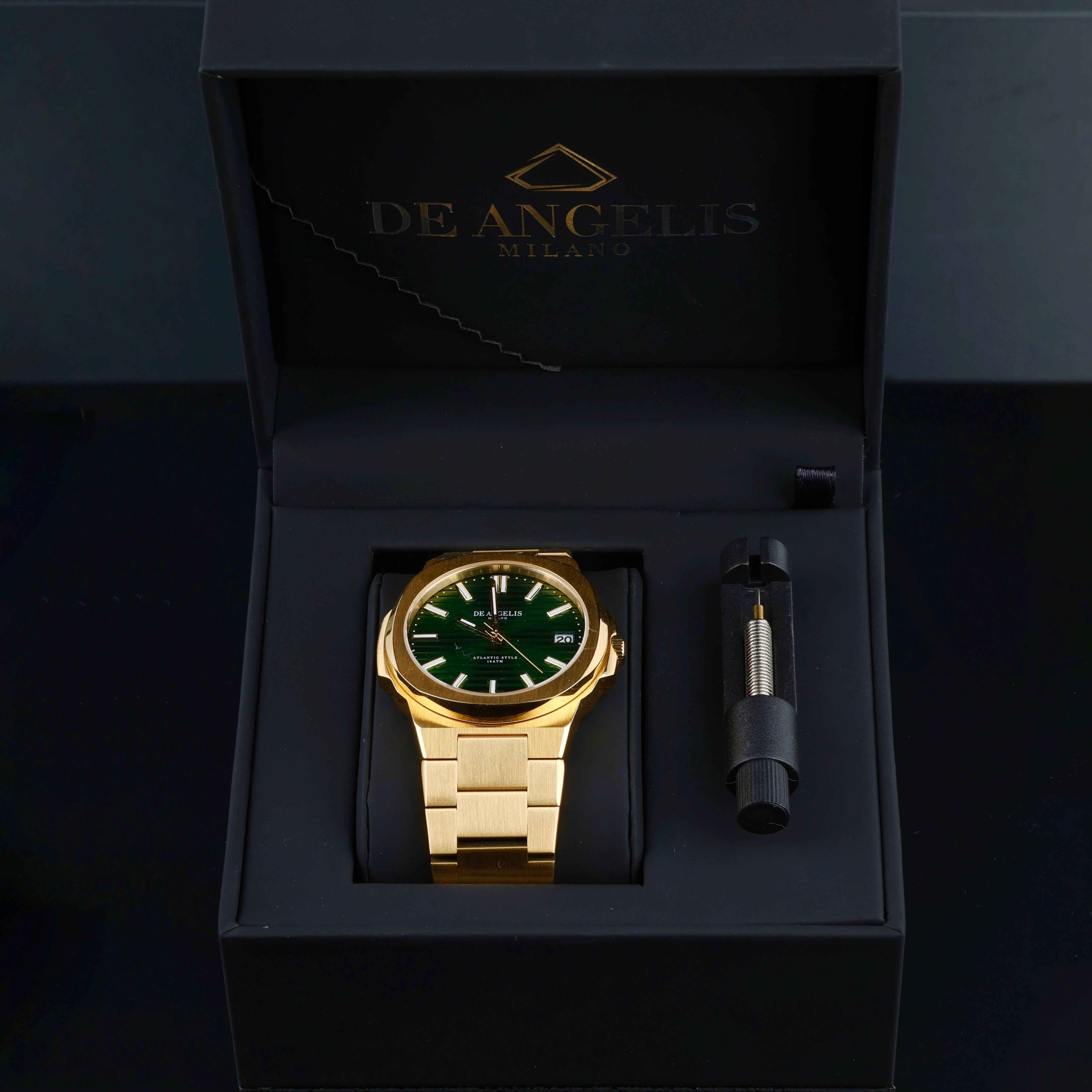 De Angelis Atlantic Gold Verde - Preziosi Milano